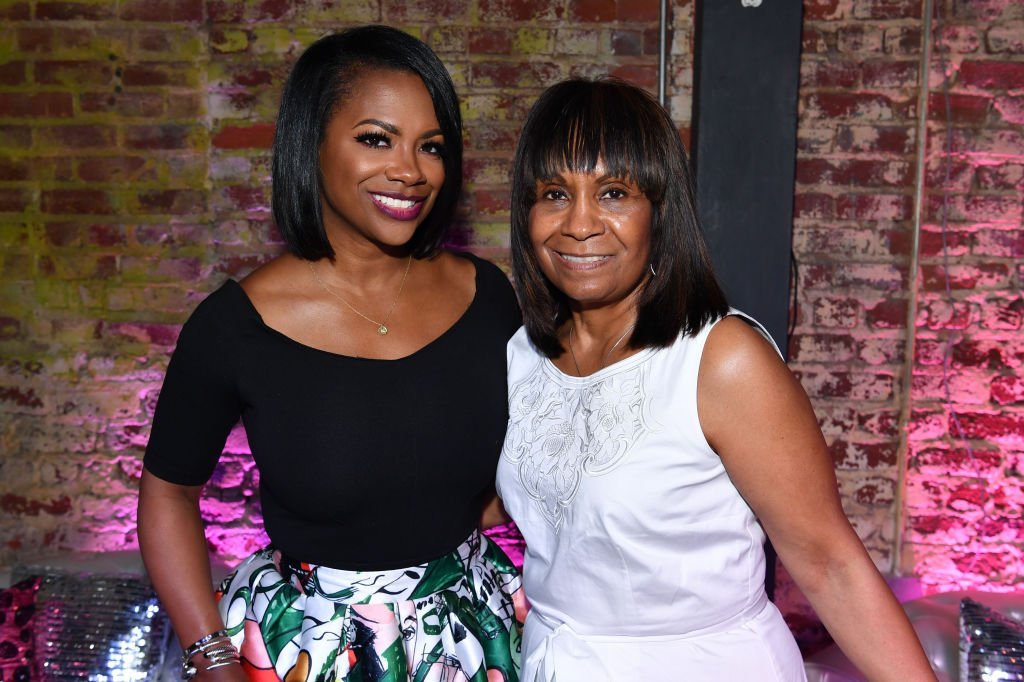 Kandi Burruss' Mom Joyce Jones Rocks CinnamonHued Afro and Gold Sequin