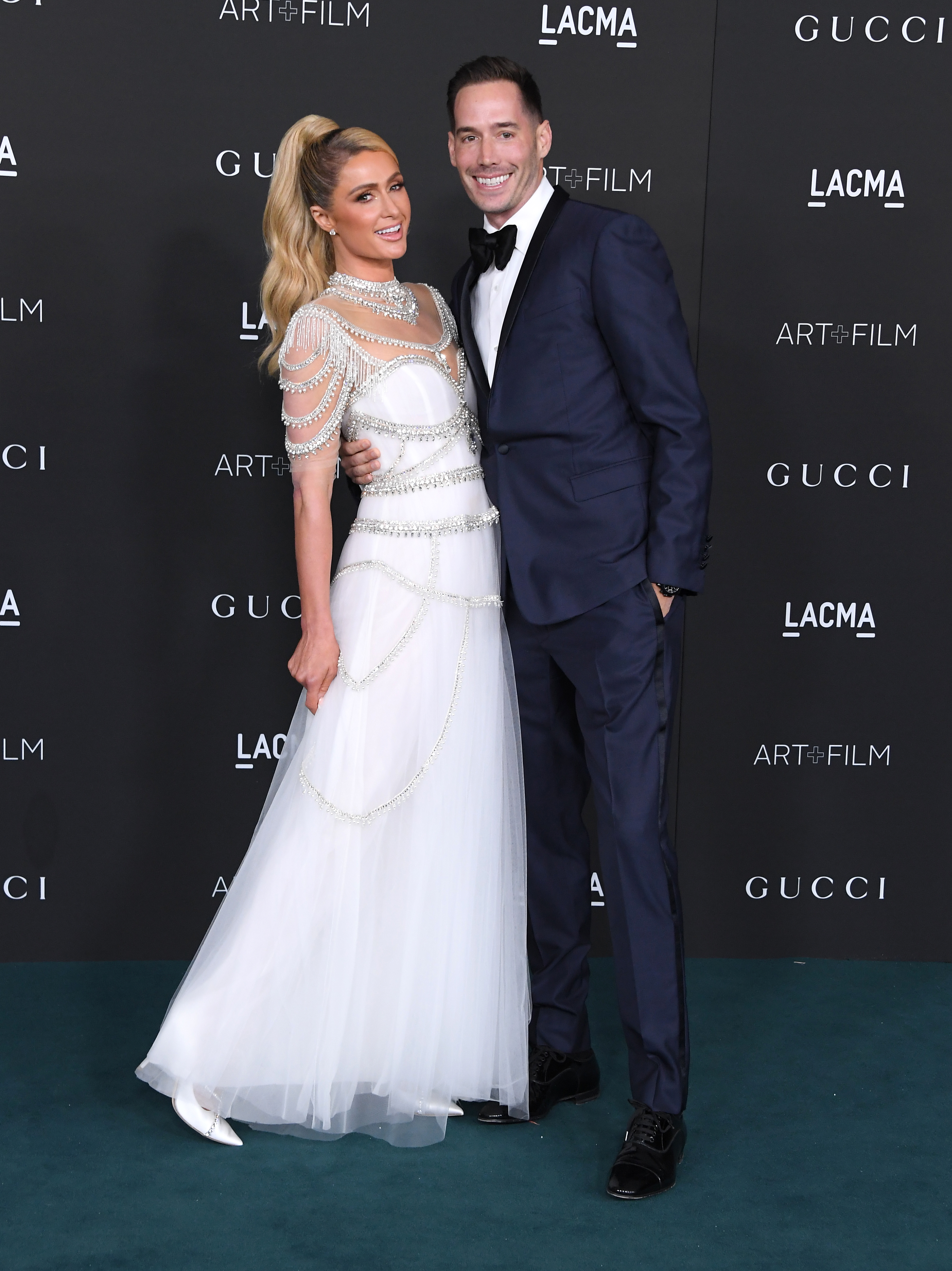 Carter Ruem and Paris Hilton at the 10th Annual LACMA Art+Film Gala | Source: Getty Images
