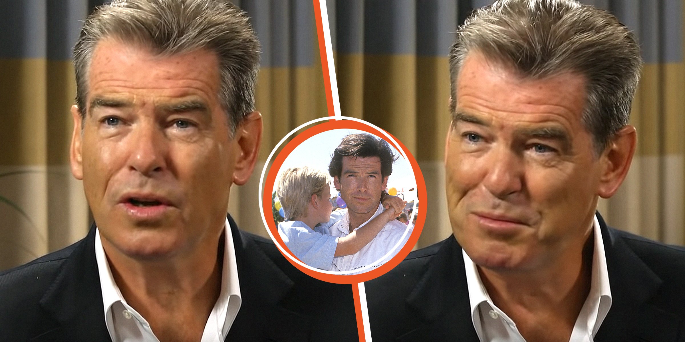 Pierce Brosnan | Pierce Brosnan and his son. | Source: Youtube.com/ Larry King | Getty Images 