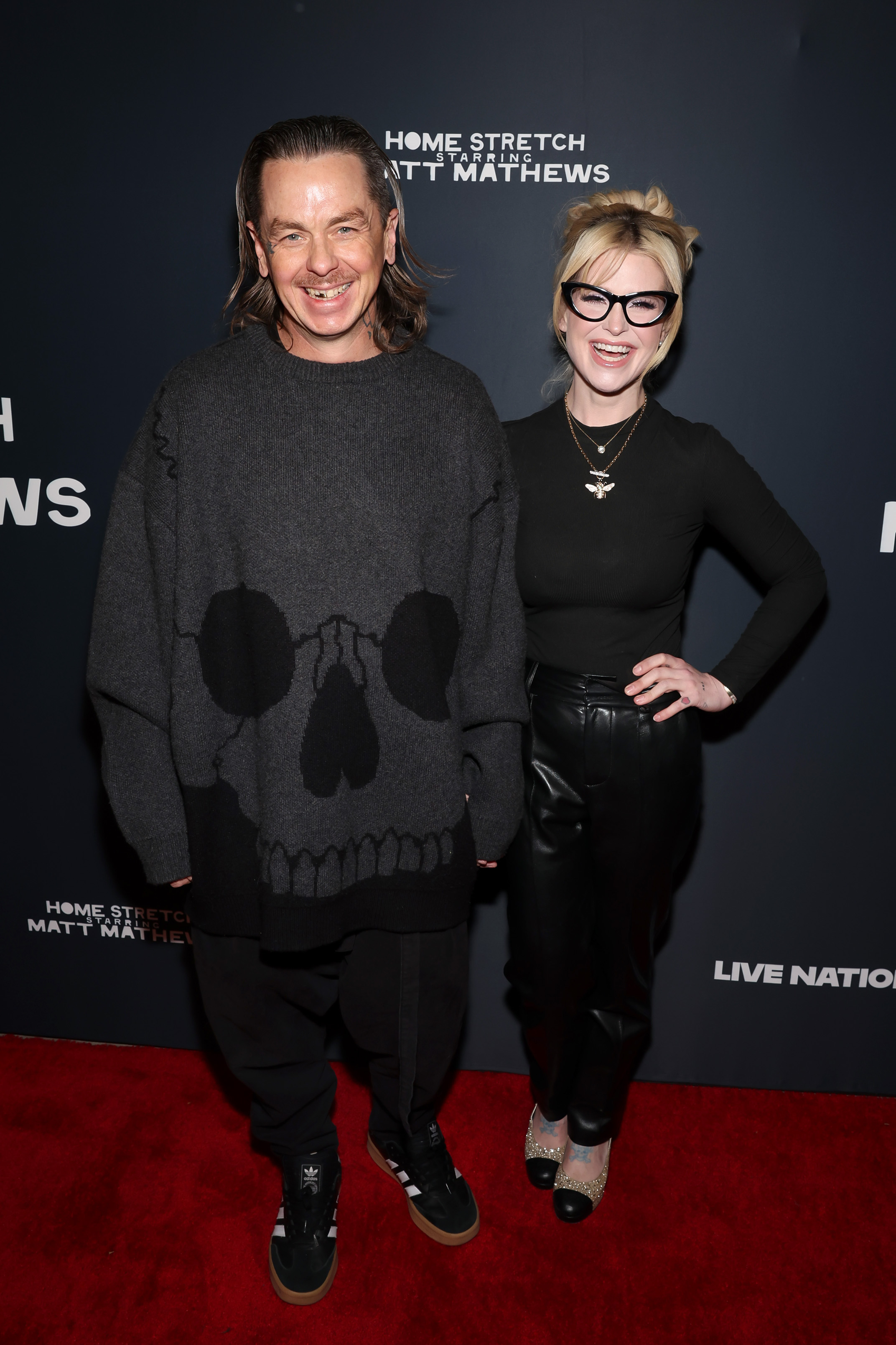 Sid Wilson and Kelly Osbourne attend Matt Mathews' Celebration of Boujee On A Budget Tour with Live Nation on November 20, 2024, in Los Angeles, California. | Source: Getty Images