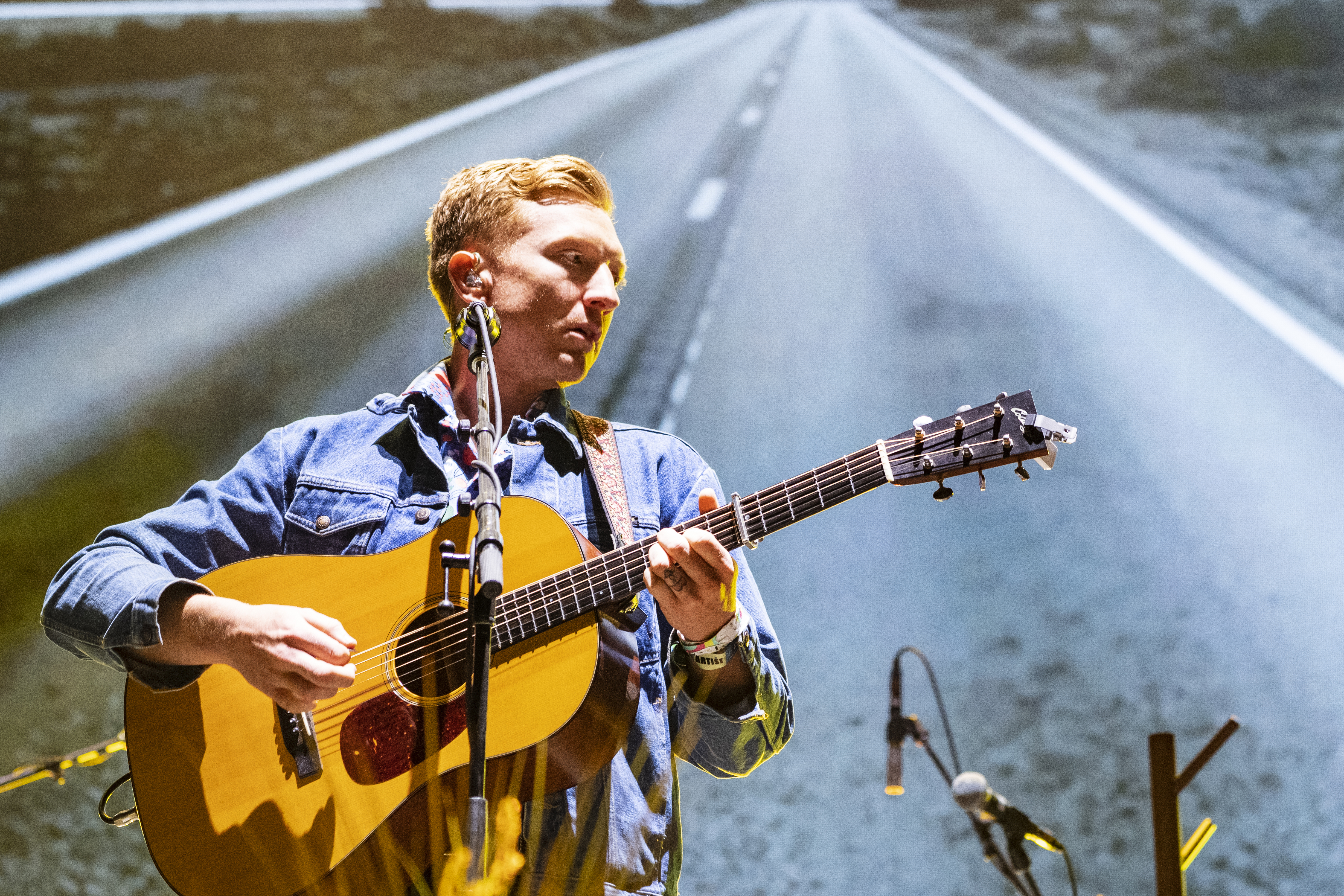 Tyler Childers performing at the 2023 Bonnaroo Music & Arts Festival on June 17, 2023, in Manchester, Tennessee. | Source: Getty Images