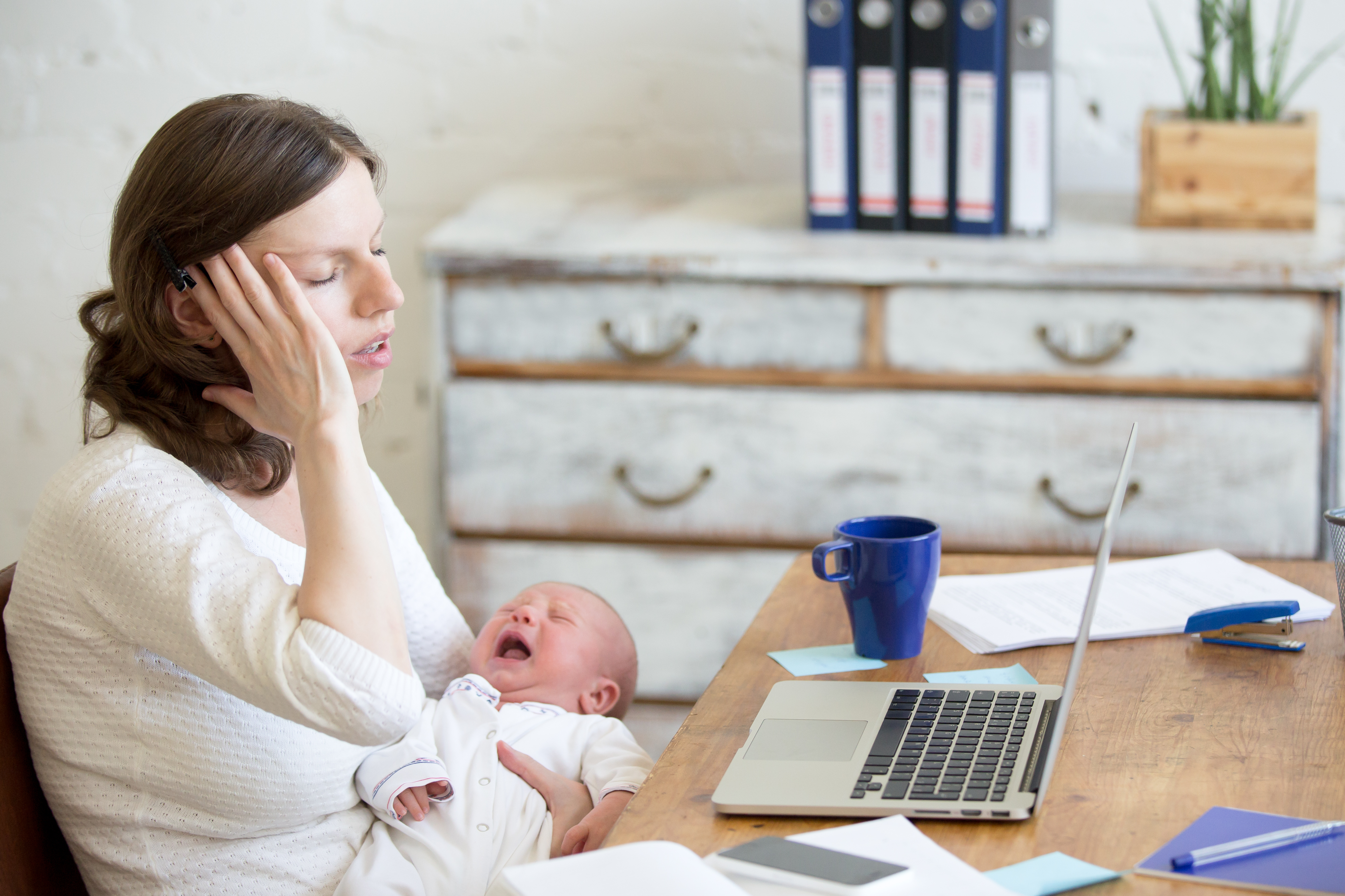 A stressed mother | Source: Shutterstock