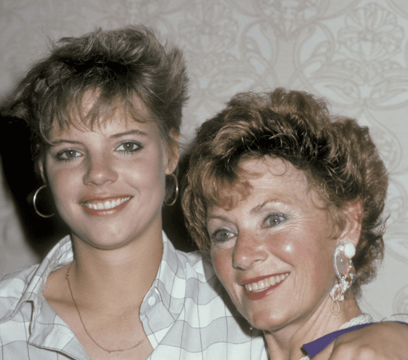 Marion Ross and daughter Ellen Ross attending Fifth Annual Mother-Daughter Fashion Show on March 27, 1986 at the Beverly Hilton Hotel in Beverly Hills, California | Source: Getty Images