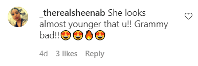 A comment on Jada Pinkett-Smith's Instagram post | Photo: Instagram/jadapinkett