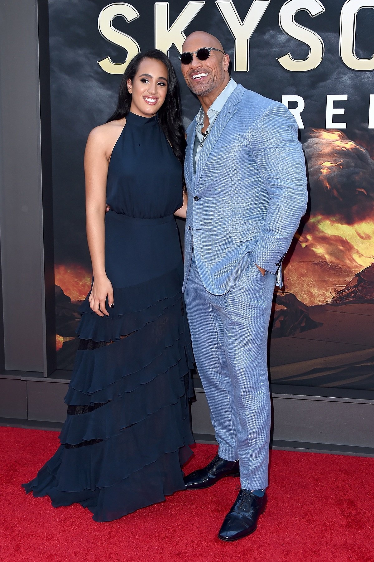 Dwayne Johnson and Simone Garcia Johnson on July 10, 2018 in New York City | Source: Getty Images 