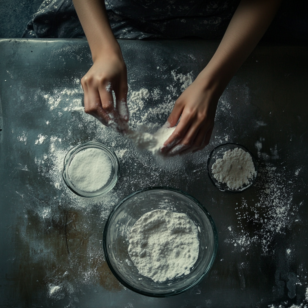 Mixing baking soda and water | Source: Midjourney