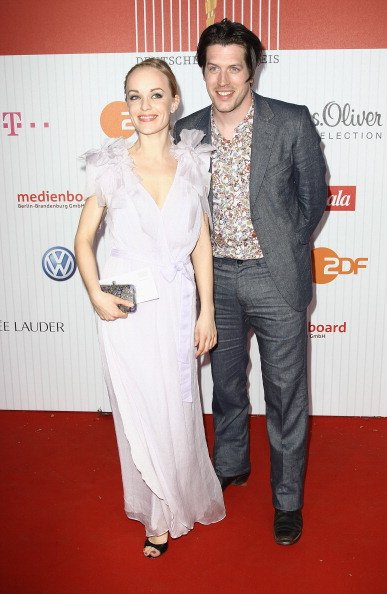 Friederike Kempter und ihr Partner, Lola - German Film Award 2011, Berlin | Quelle: Getty Images