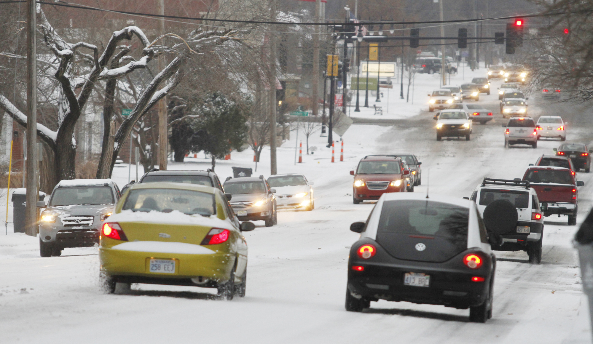 Traffic moves smoothly on Wichita, Kansas, on February 13, 2012 | Source: Getty Images