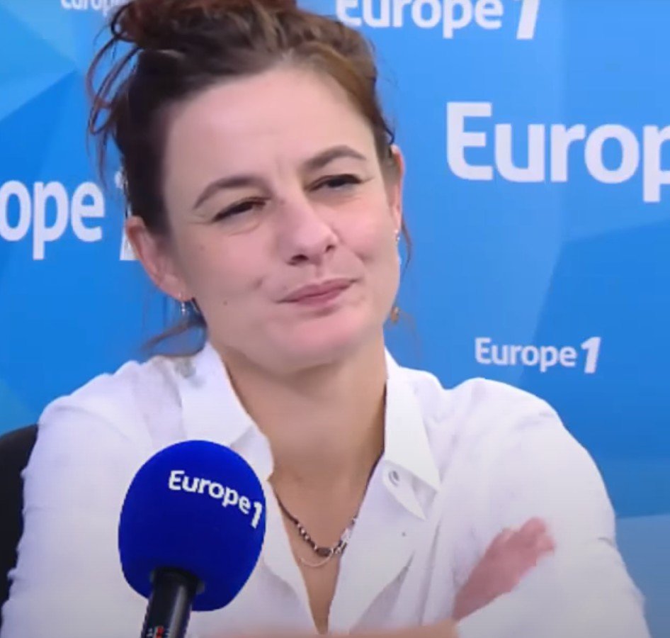 Perrine Desproges sur Europe 1 en 2017. l Photo : Getty Images