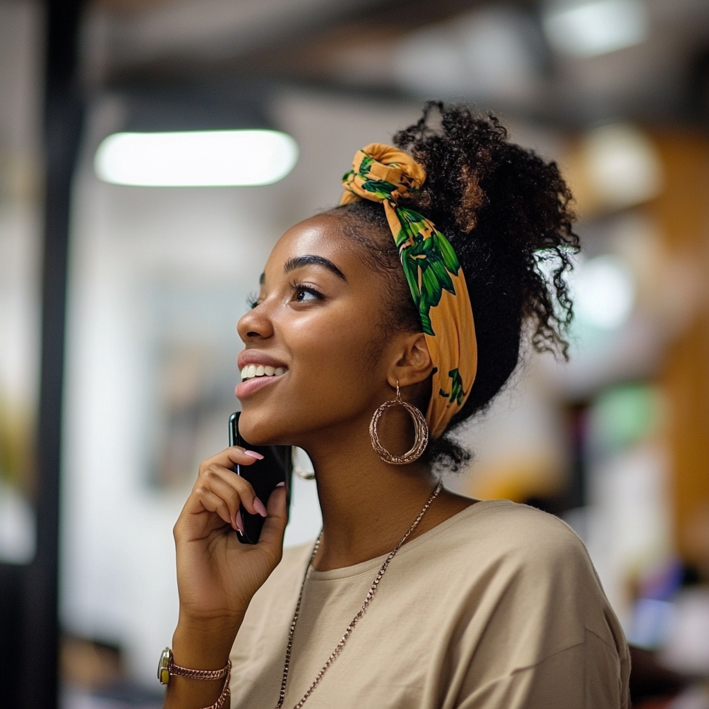 The realtor calling the couple | Source: Midjourney