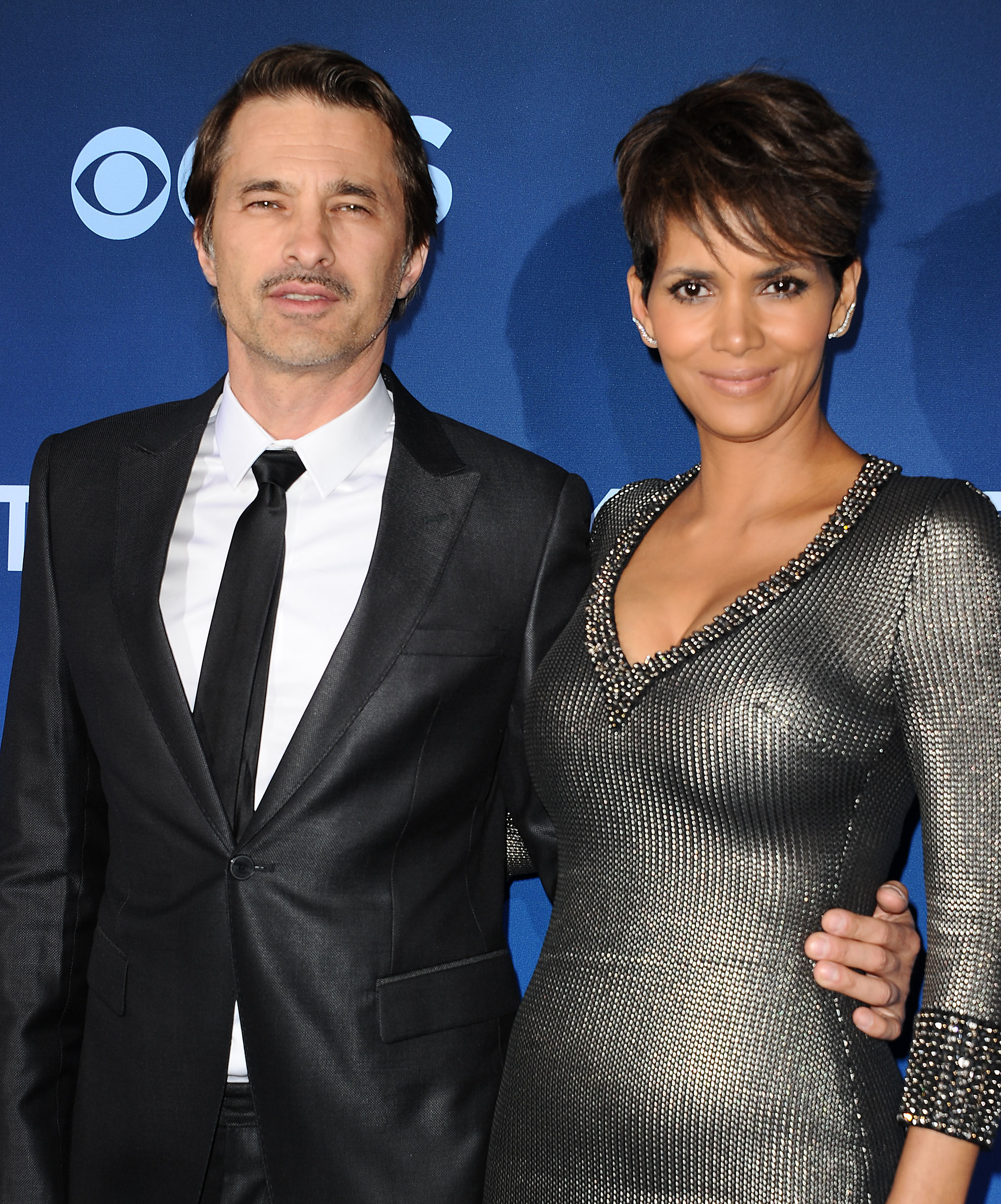 Olivier Martinez and Halle Berry at the premiere of "Extant" on June 16, 2014, in Los Angeles, California. | Source: Getty Images