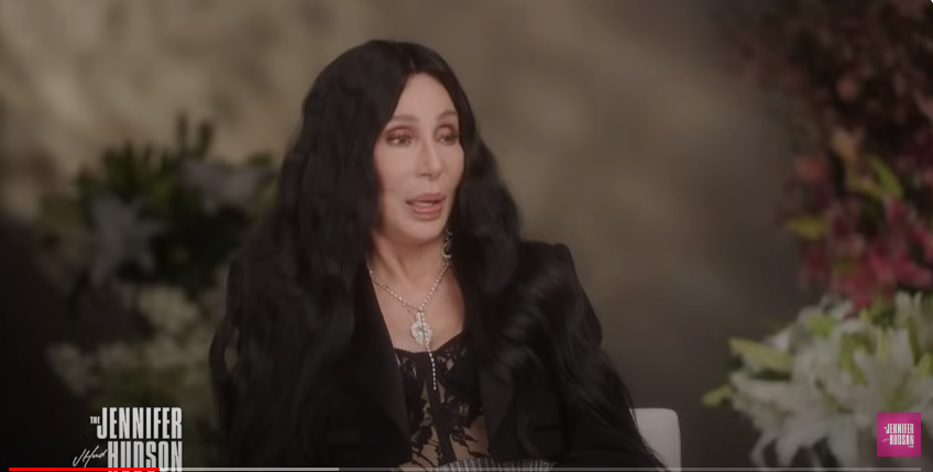 Cher during an interview with Jennifer Hudson | Source: YouTube/@JenniferHudsonShow