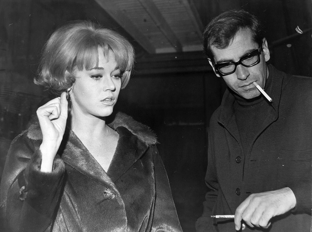 The American actress, Jane Fonda in Paris with her husband, director Roger Vadim | Getty Images