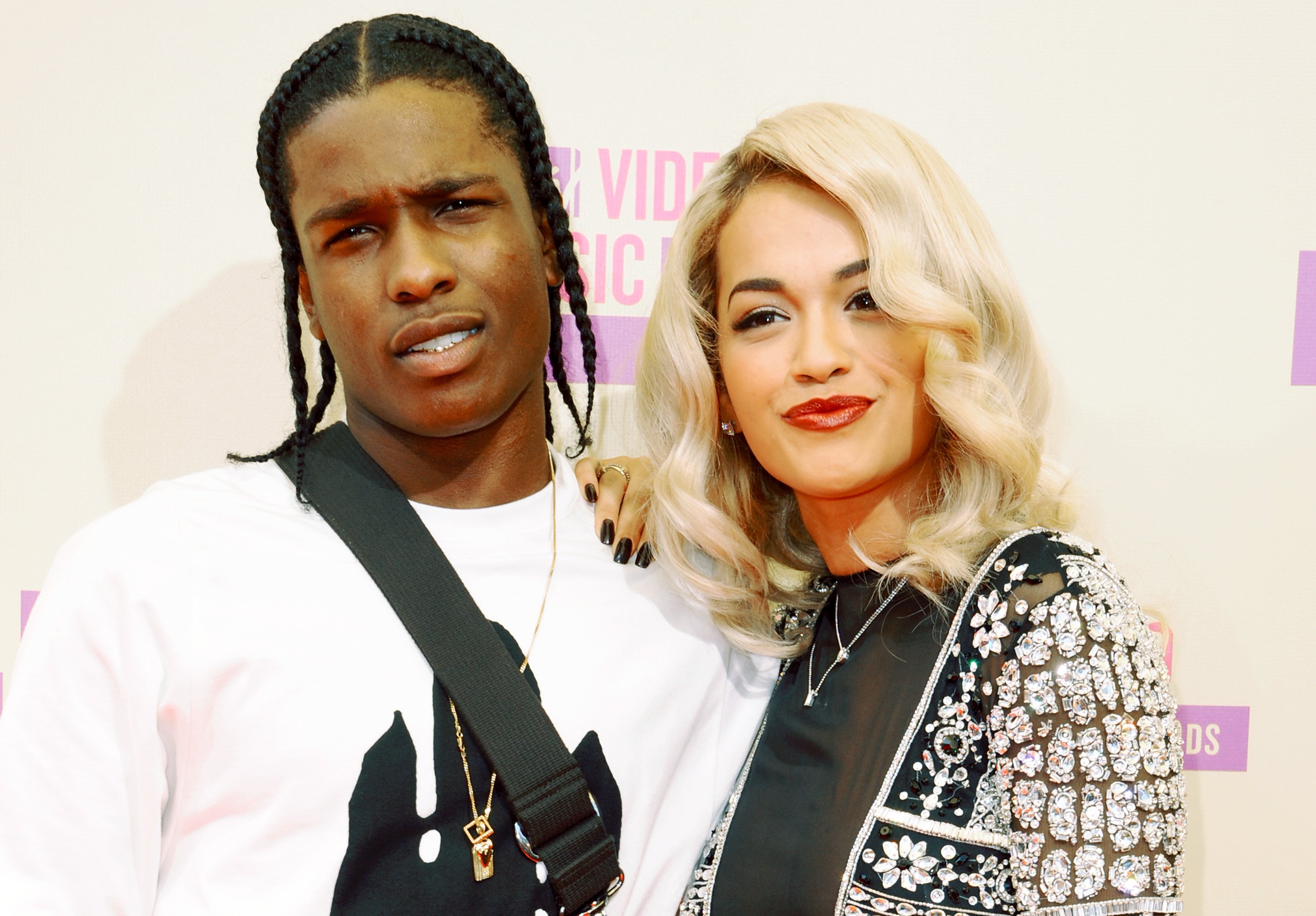 A$AP Rocky and Rita Ora at the 2012 MTV Video Music Awards on September 6, 2012 | Source: Getty Images