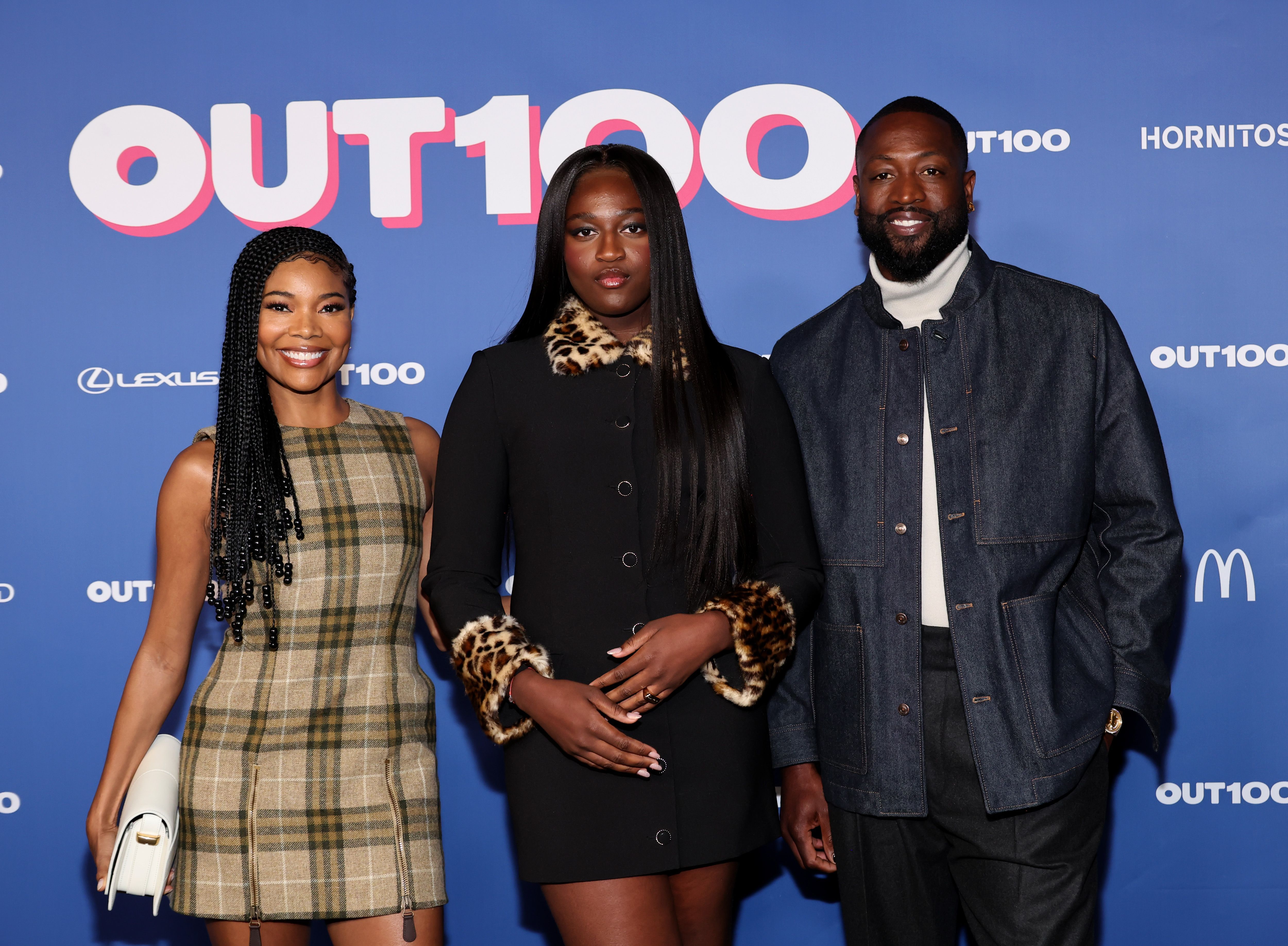 Gabrielle Union, Zaya, and Dwyane Wade. | Source: Getty Images