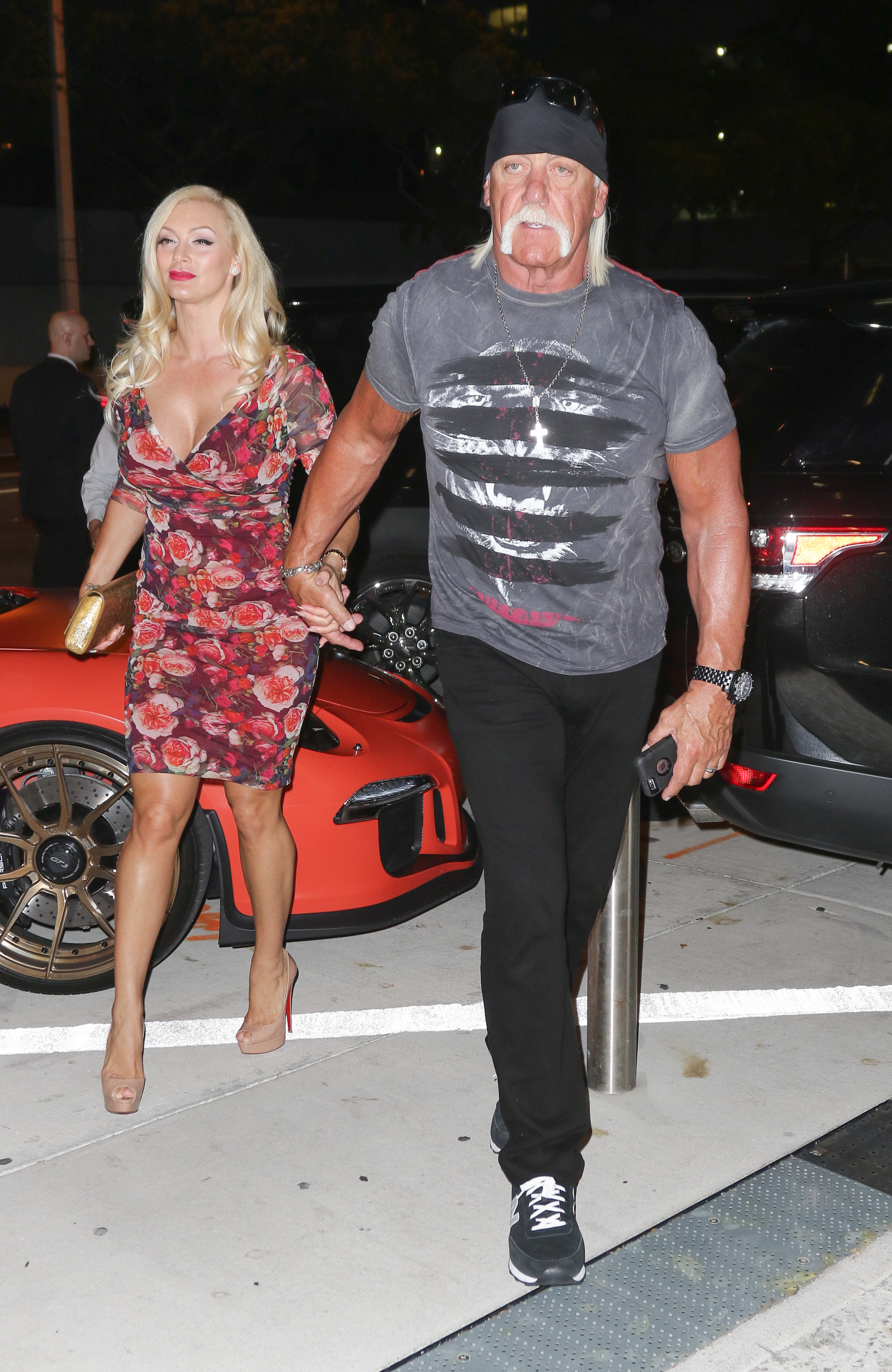 Jennifer McDaniel and Hulk Hogan photographed on April 22, 2016, in Miami, Florida. | Source: Getty Images