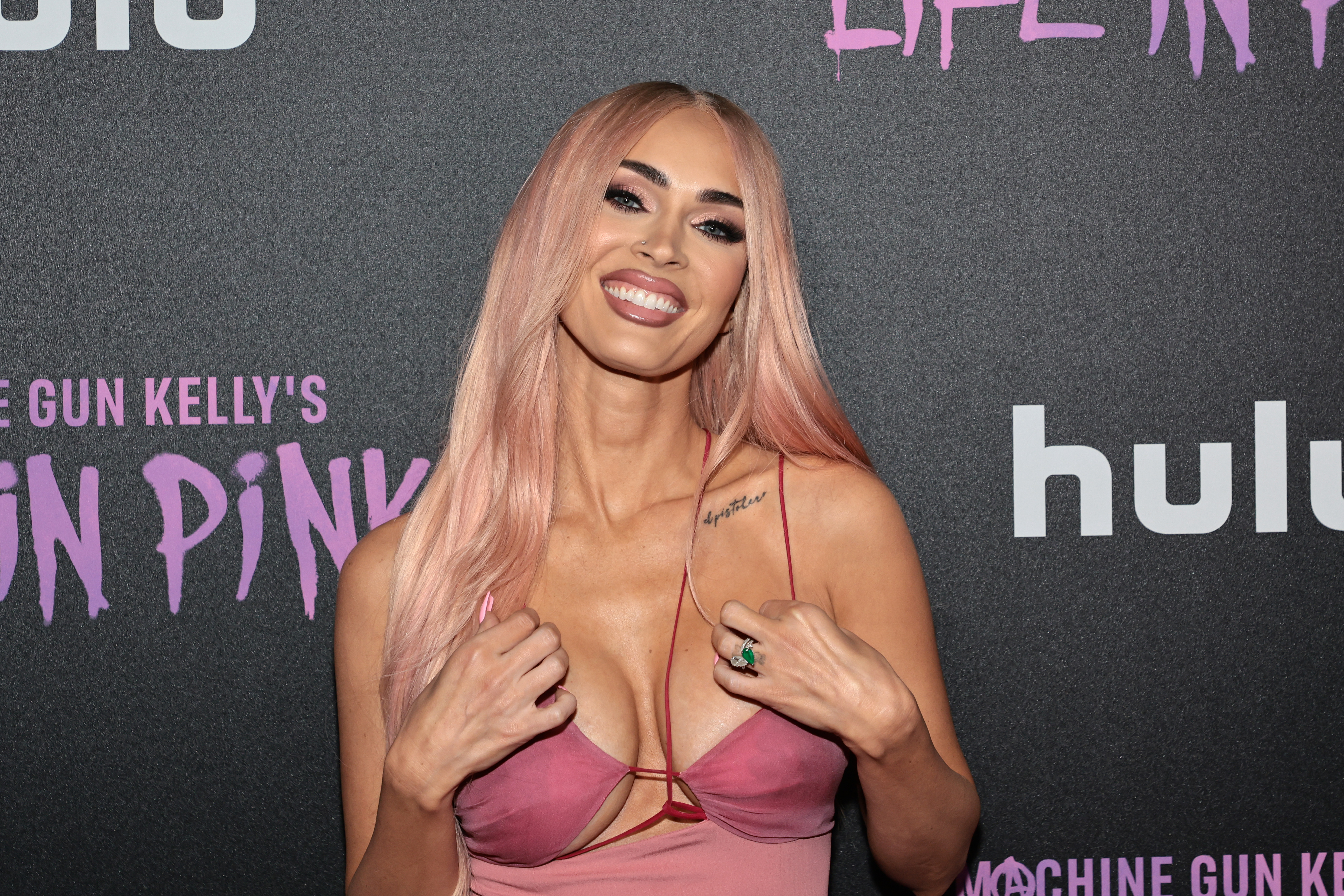 Megan Fox at the "Machine Gun Kelly's Life In Pink" premiere at on June 27, 2022 in New York City | Source: Getty Images