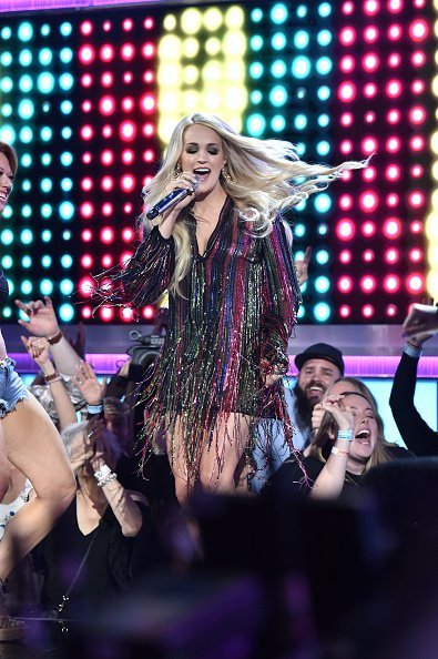 Carrie Underwood performs onstage during the 54th Academy Of Country Music Awards | Photo: Getty Images