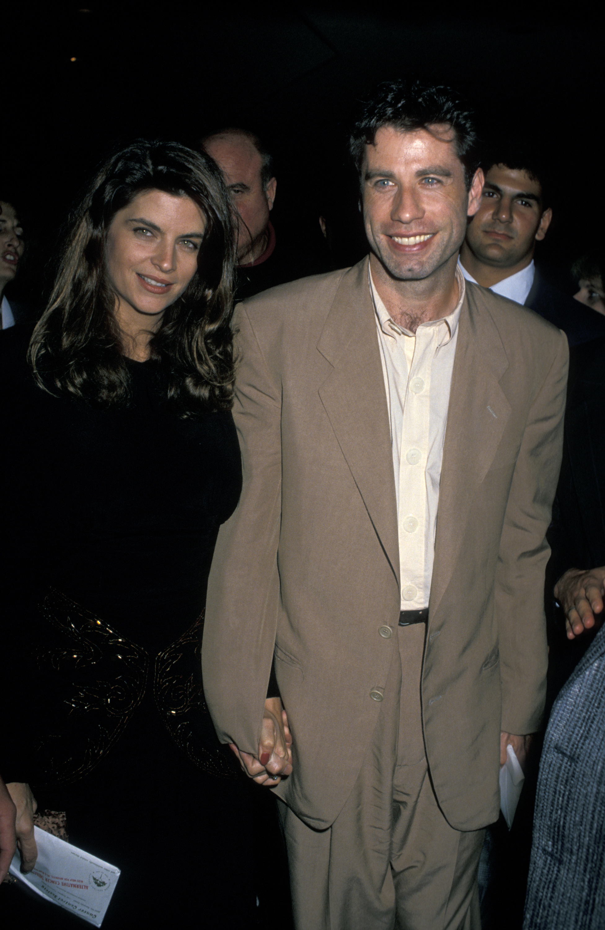 Kirstie Alley and John Travolta in Los Angeles on October 12, 1989 | Source: Getty Images