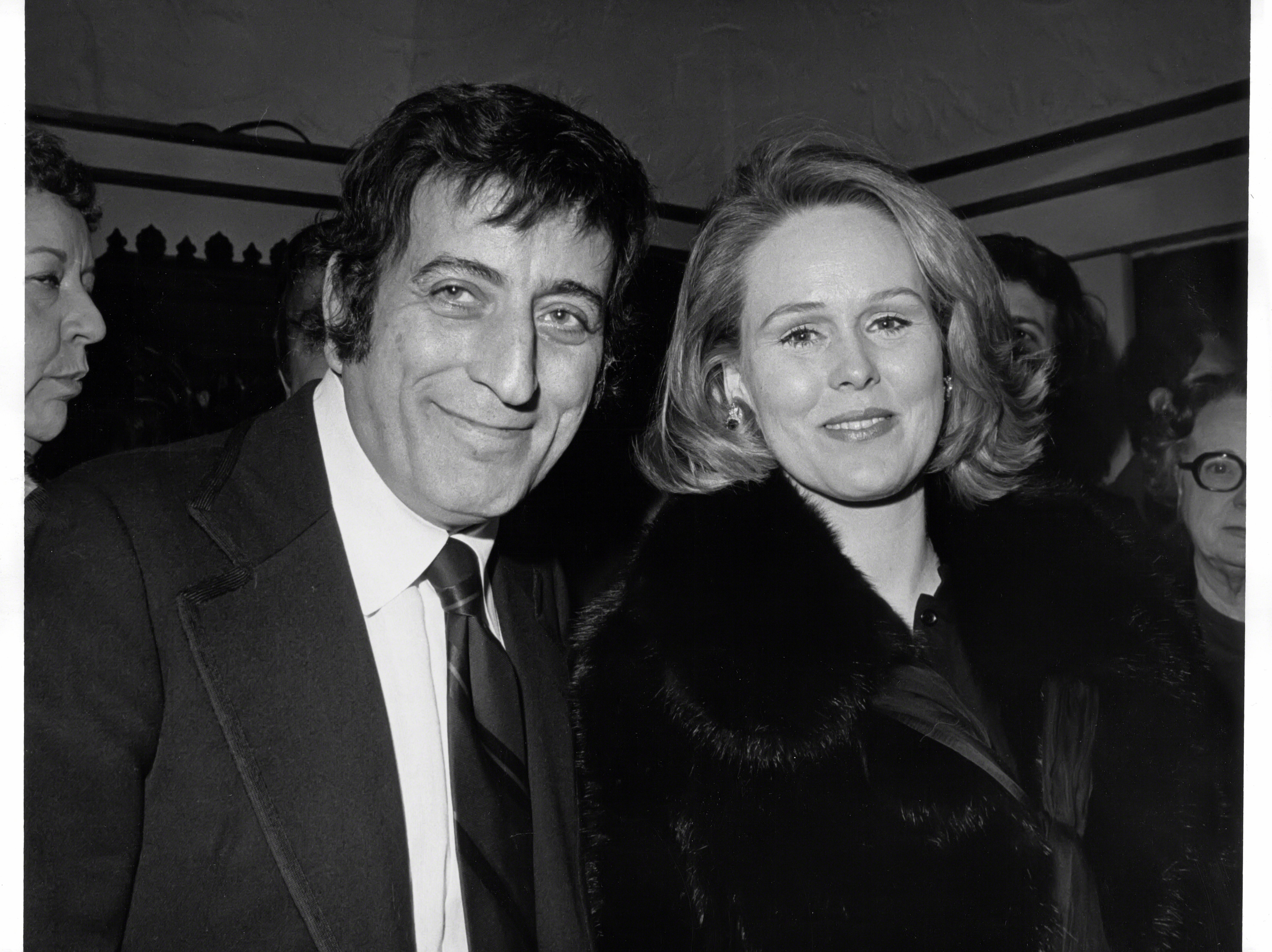 Tony Bennett and Sandra Grant Bennett were photographed together in the 1970s in New York City. | Source: Getty Images