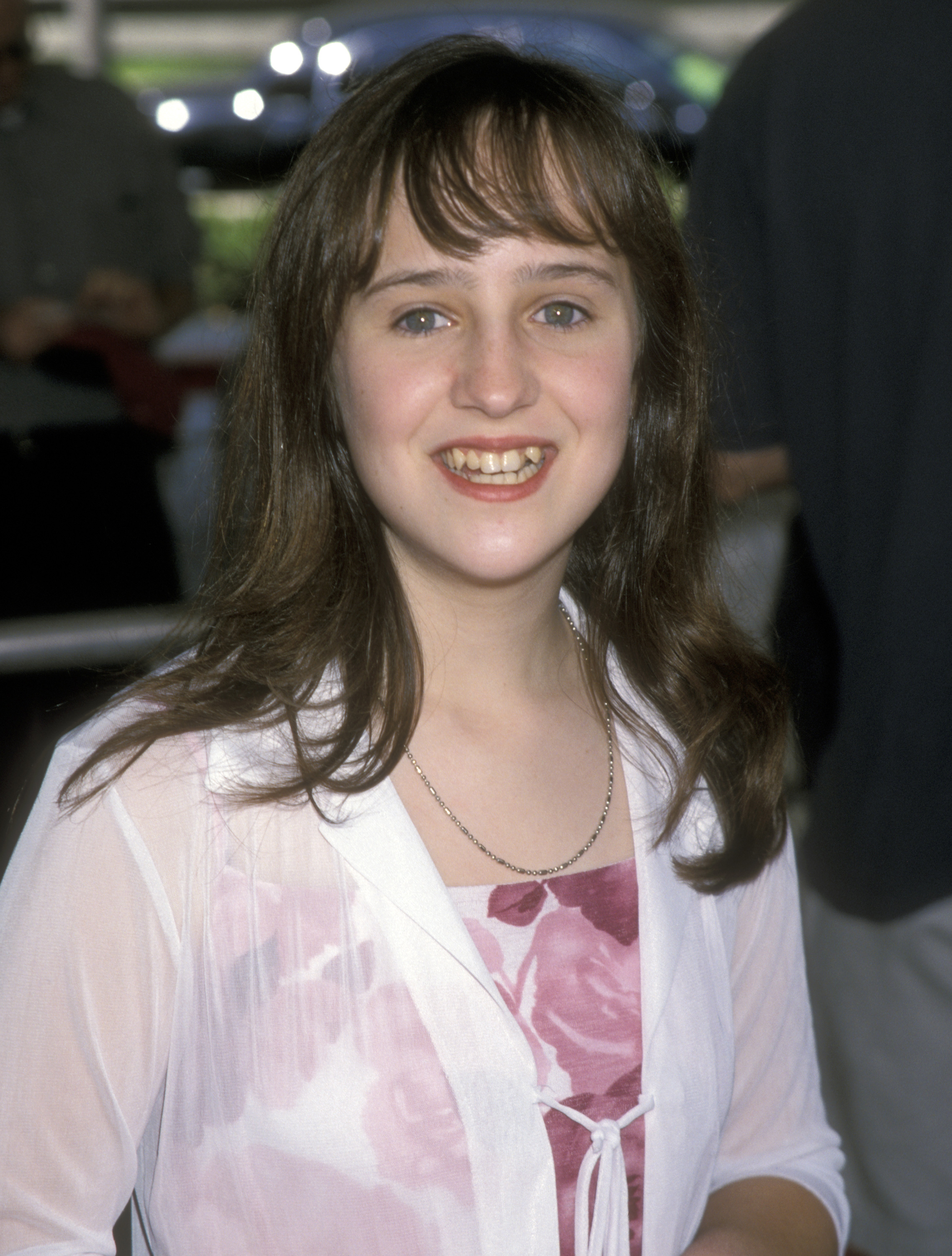 Mara Wilson arrives at the premiere of the movie "Thomas and The Magic Railroad," in Los Angeles, on July 22, 2000 | Source: Getty Images