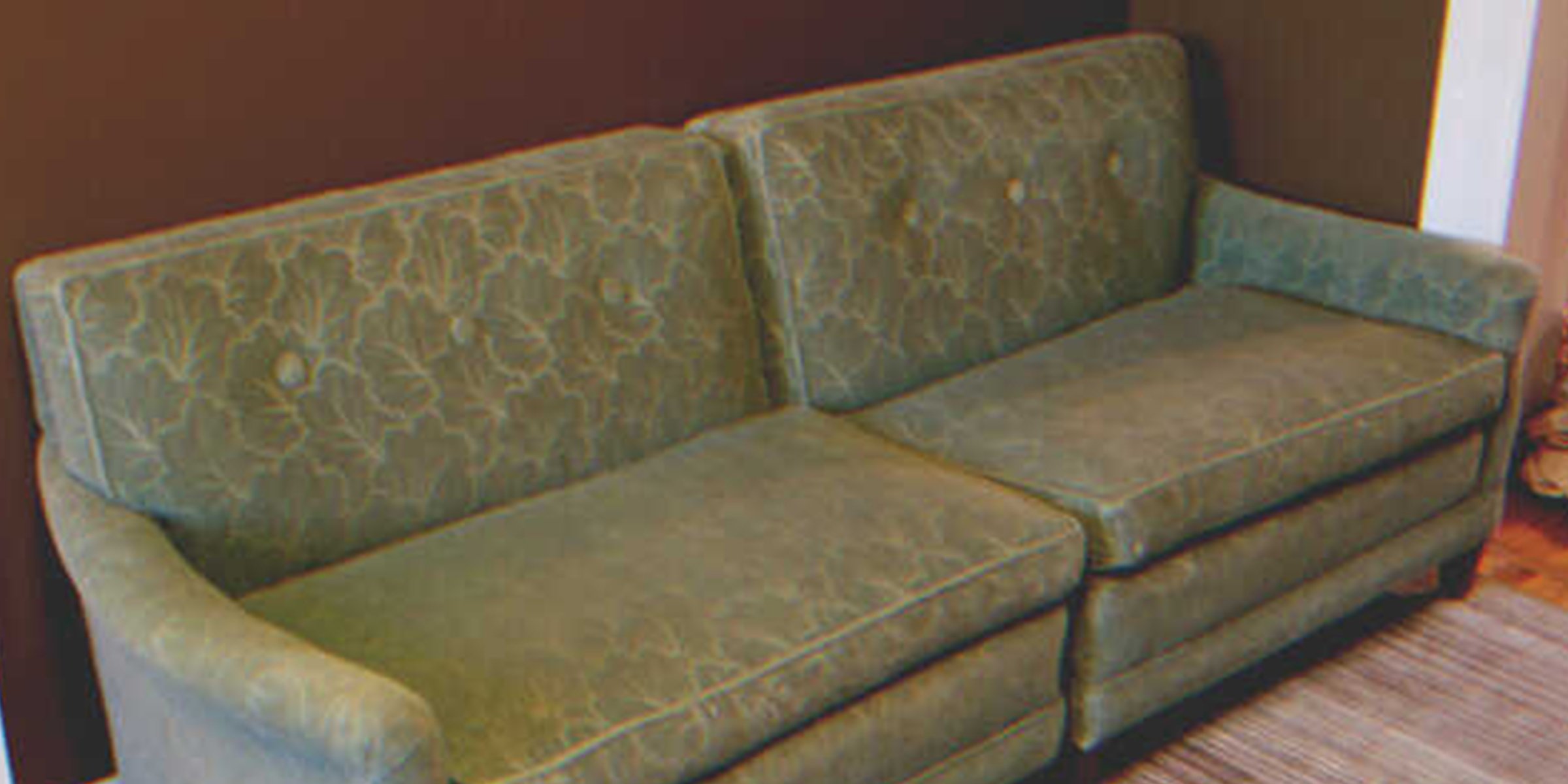 Un sofa verde | Foto: Flickr/BrianTeutsch (CC BY 2.0)