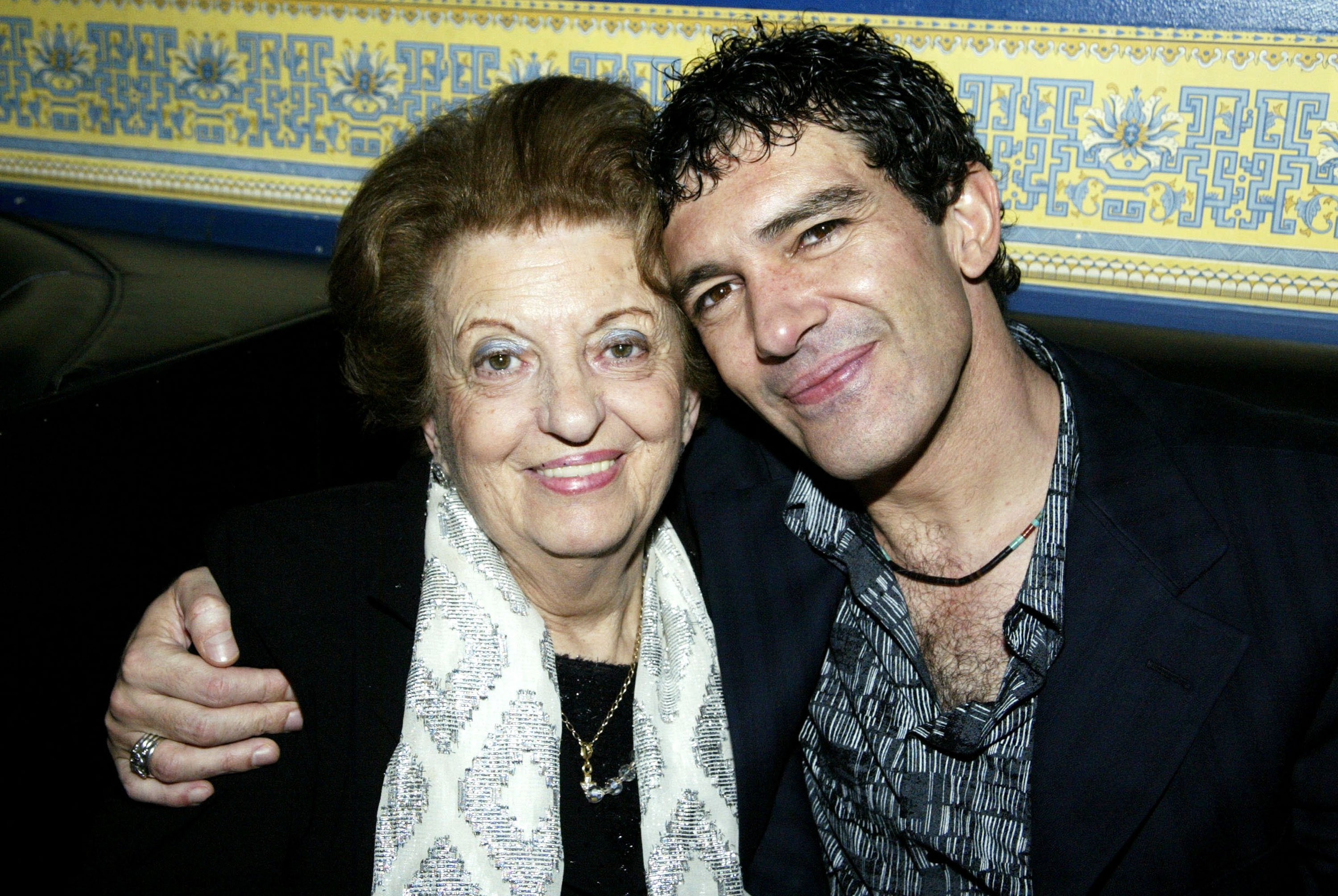 Ana Banderas y Antonio Banderas en club de Nueva York en 2003. | Foto: Getty Images