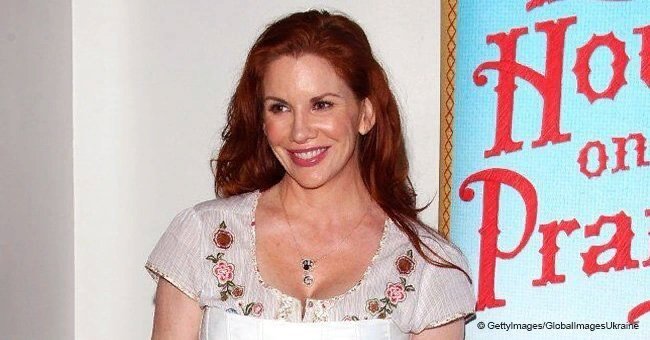 Melissa Gilbert wore an unconventional scarlet gown to marry well-known actor