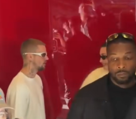 Justin and Hailey Bieber having a discussion, from a post dated February 8, 2026. | Source: TikTok/fanduel