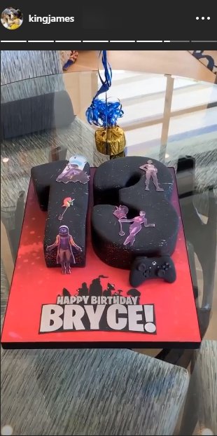 LeBron James posted a photo of his son Bryce James’ cake for his 13th birthday | Source: Instagram.com/kingjames