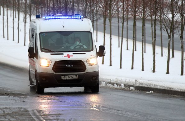 Bild eines Krankenwagens in Russland, 21. November 2020 | Quelle: Getty Images