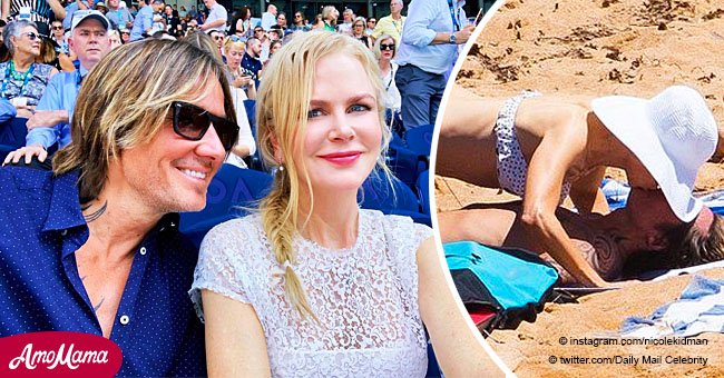 Rare public PDA of Keith Urban and Nicole Kidman during the Christmas holidays we almost missed