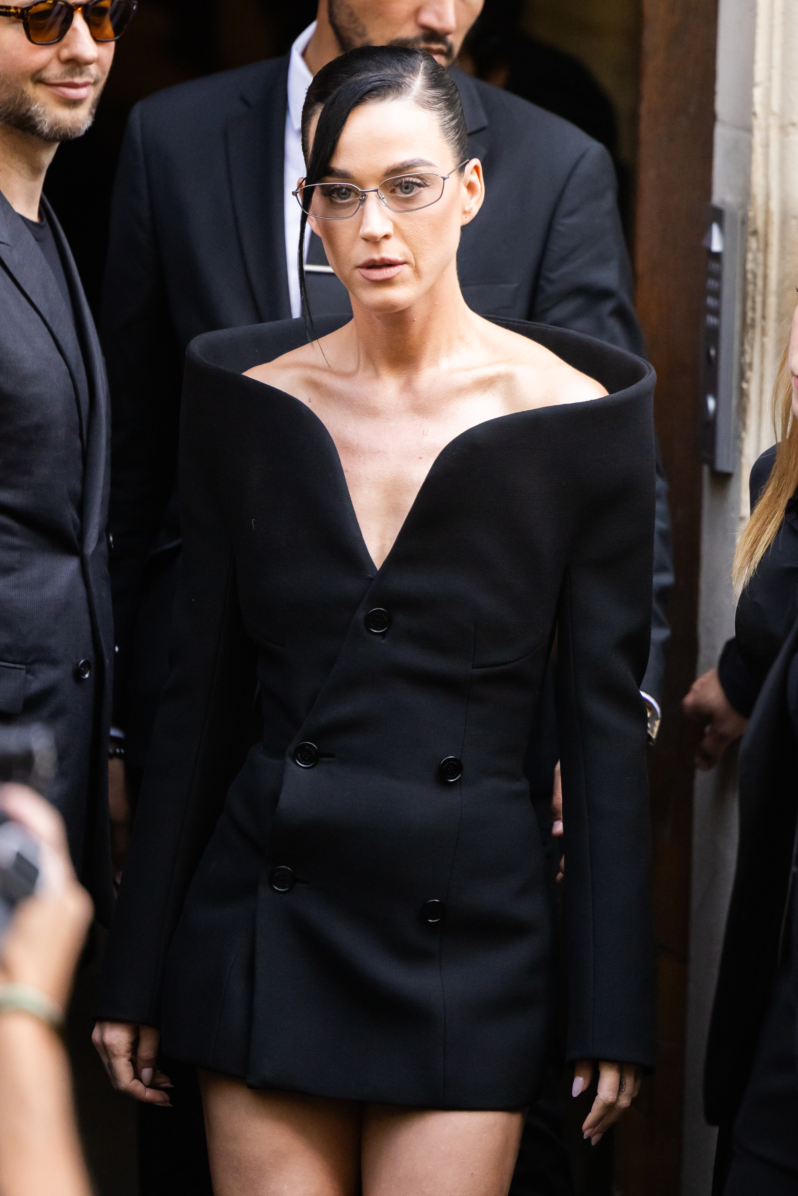 Katy Perry attends Balenciaga Haute Couture show during Paris Fashion Week, July 9, 2025 | Source: Getty Images