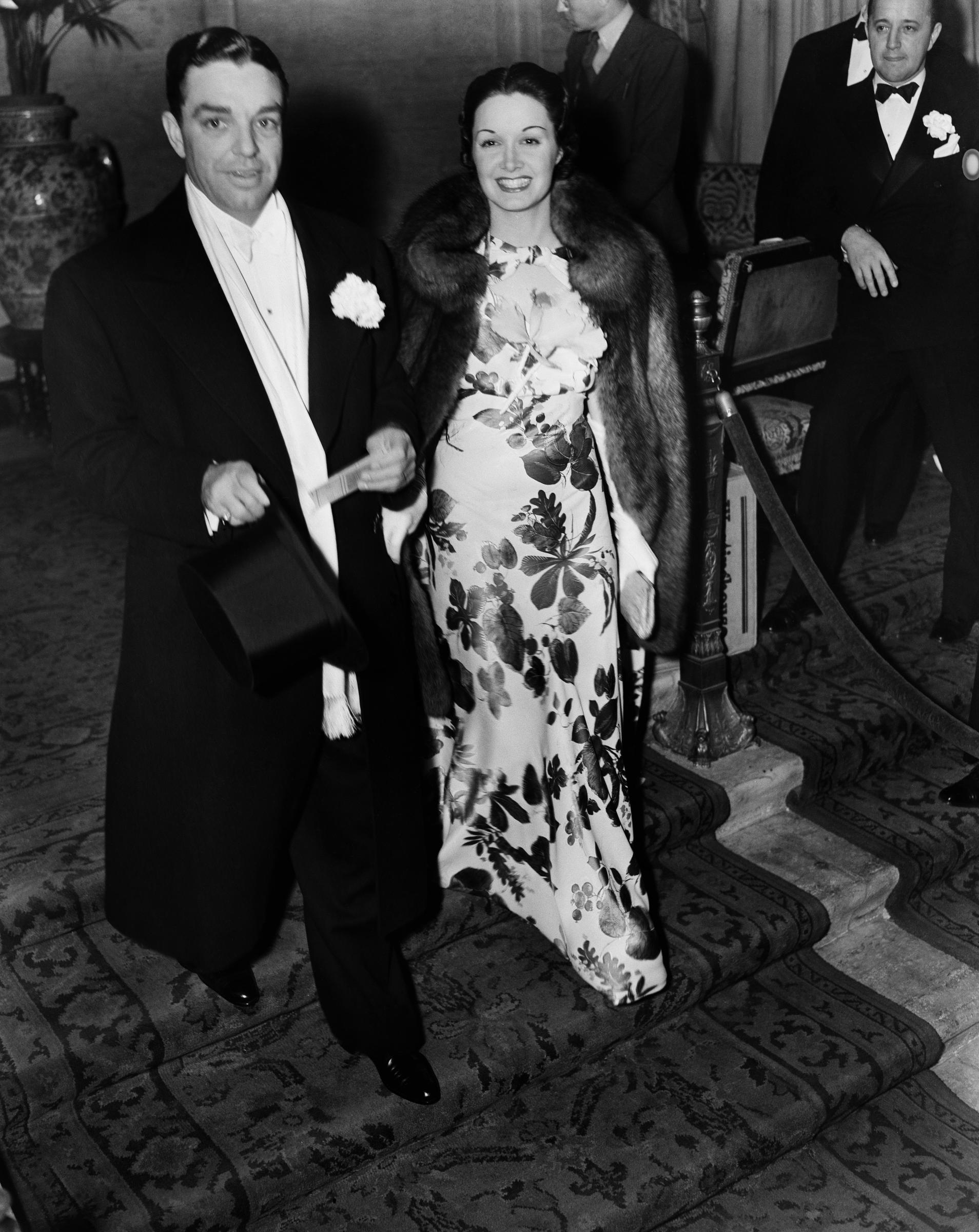 Gail Patrick was one of only four owners of this house. In this photo, she and her husband, Robert Howard Cobb, attended an event in Los Angeles, California, circa 1940. | Source: Getty Images