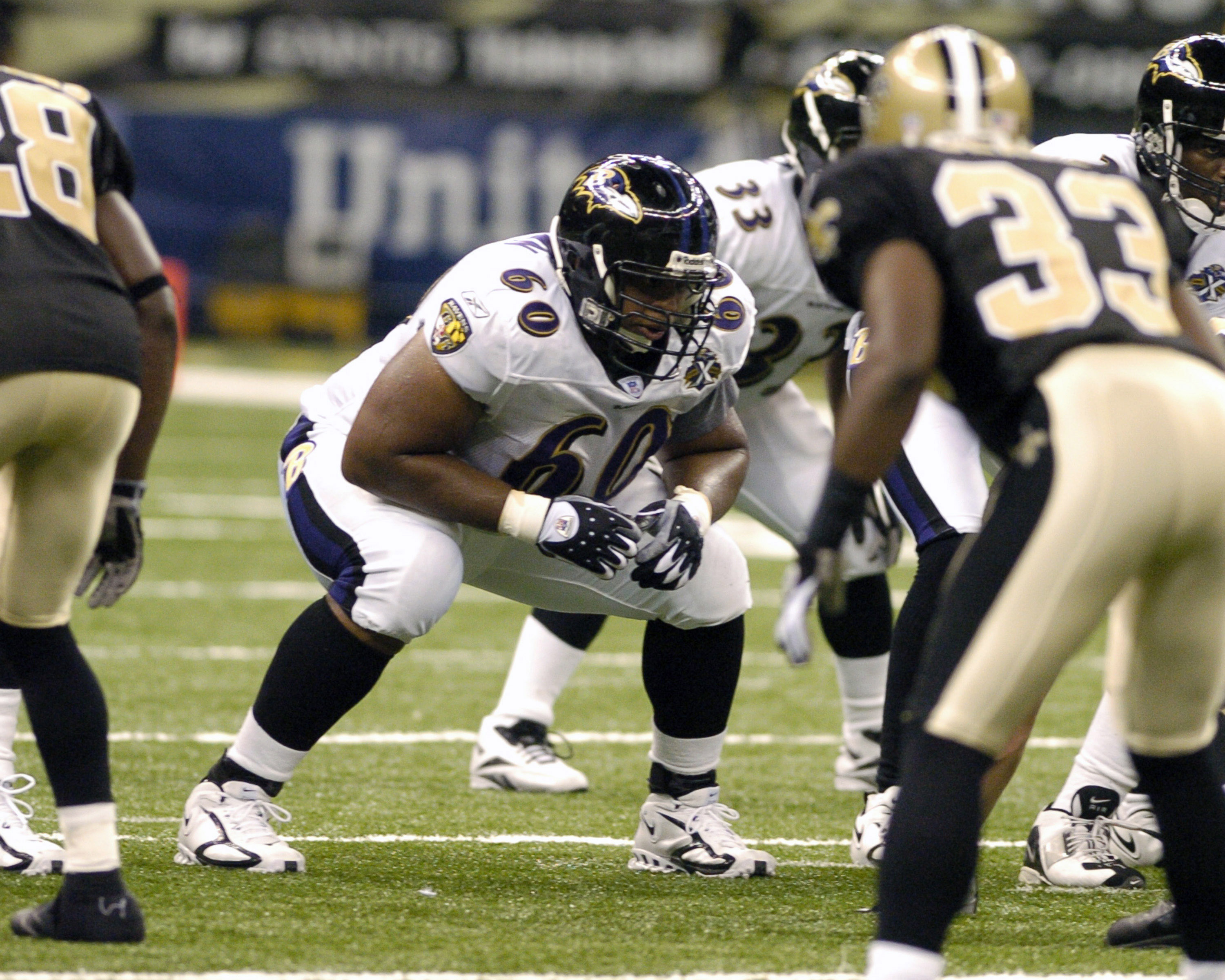 The former football center turned farmer during a preseason game against the New Orleans Saints on August 26, 2005, in New Orleans. | Source: Getty Images