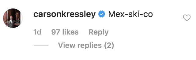 Carson Kressley comments on a picture of Mark Consuelos dressed in ski gear | Source: Instagram.com/kellyripa