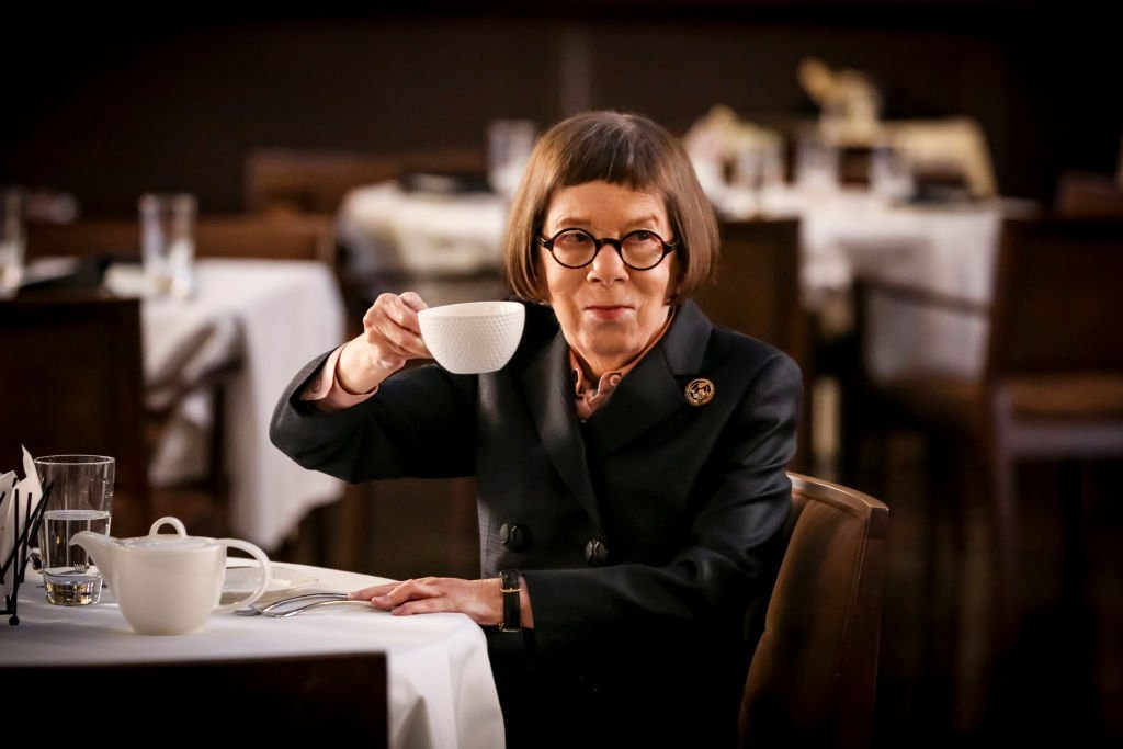 Linda Hunt on the set of TV show "NCIS: Los Angeles." | Source: Getty Images