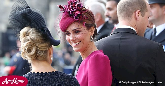 Kate Middleton looks stunning in her elegant gown at Princess Eugenie's wedding