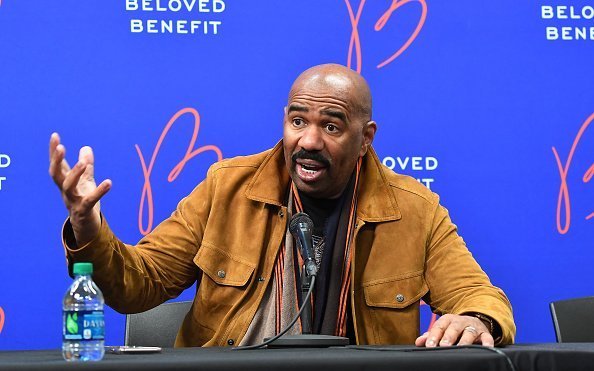  Steve Harvey at the 2019 Beloved Benefit at Mercedes-Benz Stadium on March 21, 2019 in Atlanta, Georgia.| Photo:Getty Images
