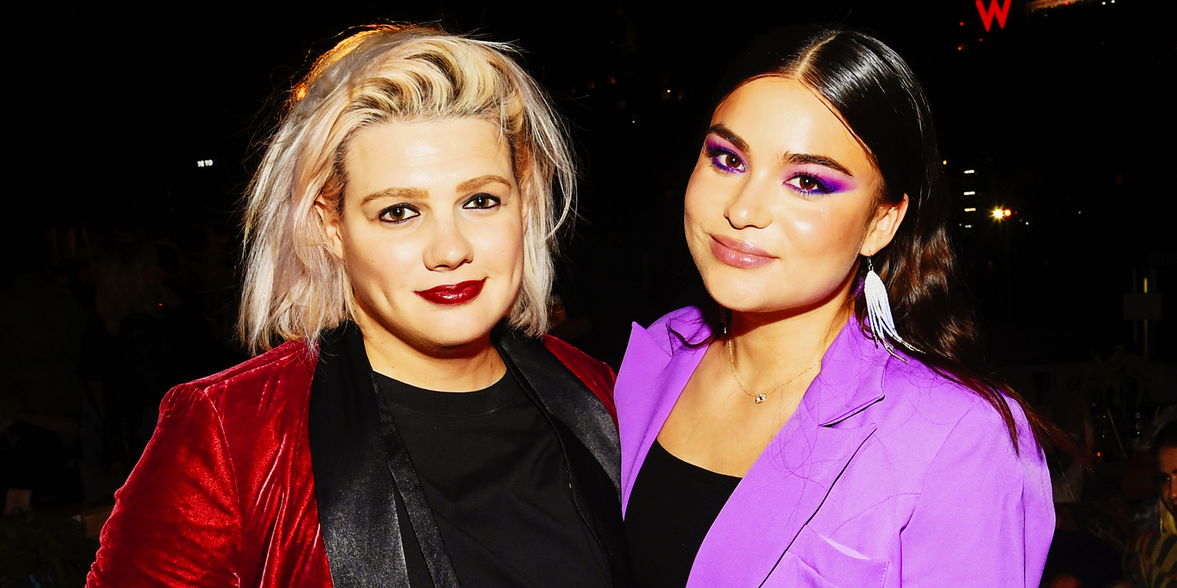 D. W. Waterson and Devery Jacobs | Source: Getty Images