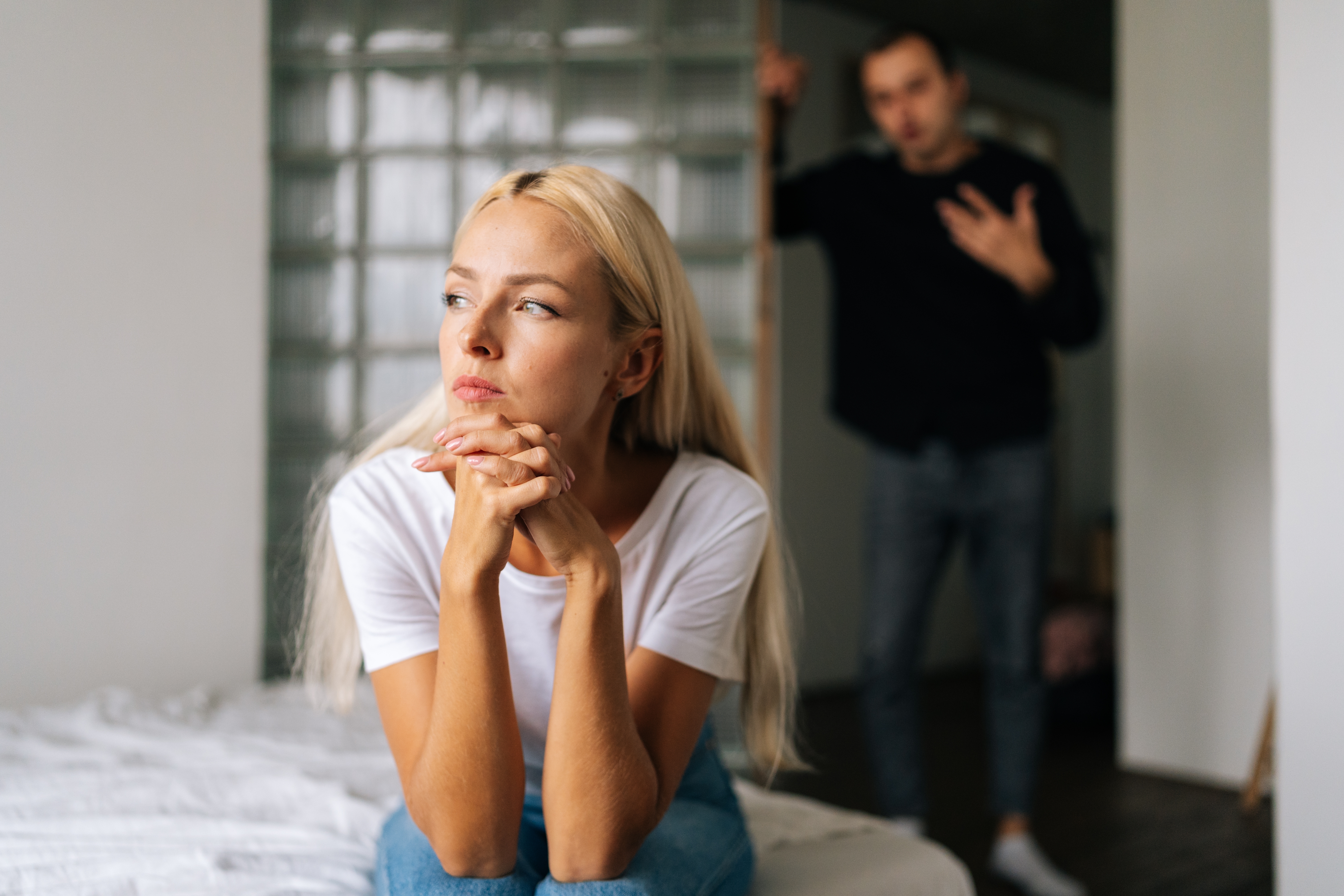 Boyfriend and girlfriend are arguing | Source: Shutterstock