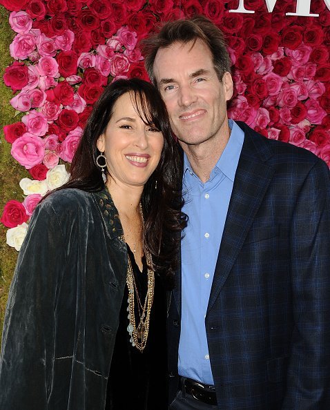 Maggie Wheeler and husband Daniel Borden Wheeler at TCL Chinese Theatre IMAX on April 13, 2016 in Hollywood, California. | Photo: Getty Images
