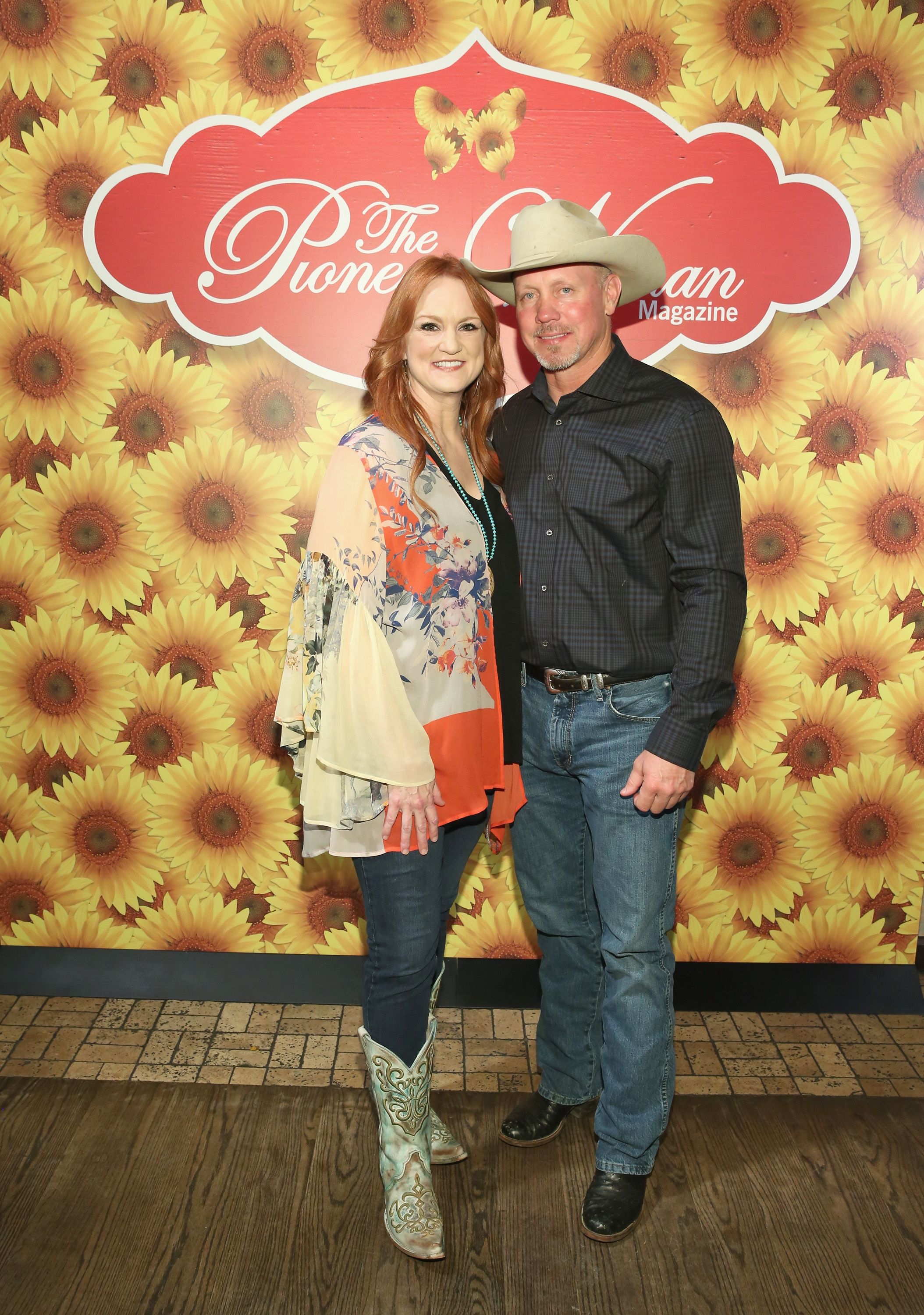Ree and Ladd Drummond pose for a photo during "The Pioneer Woman Magazine Celebration with Ree Drummond" on June 6, 2017, in New York City | Photo: Monica Schipper/Getty Images