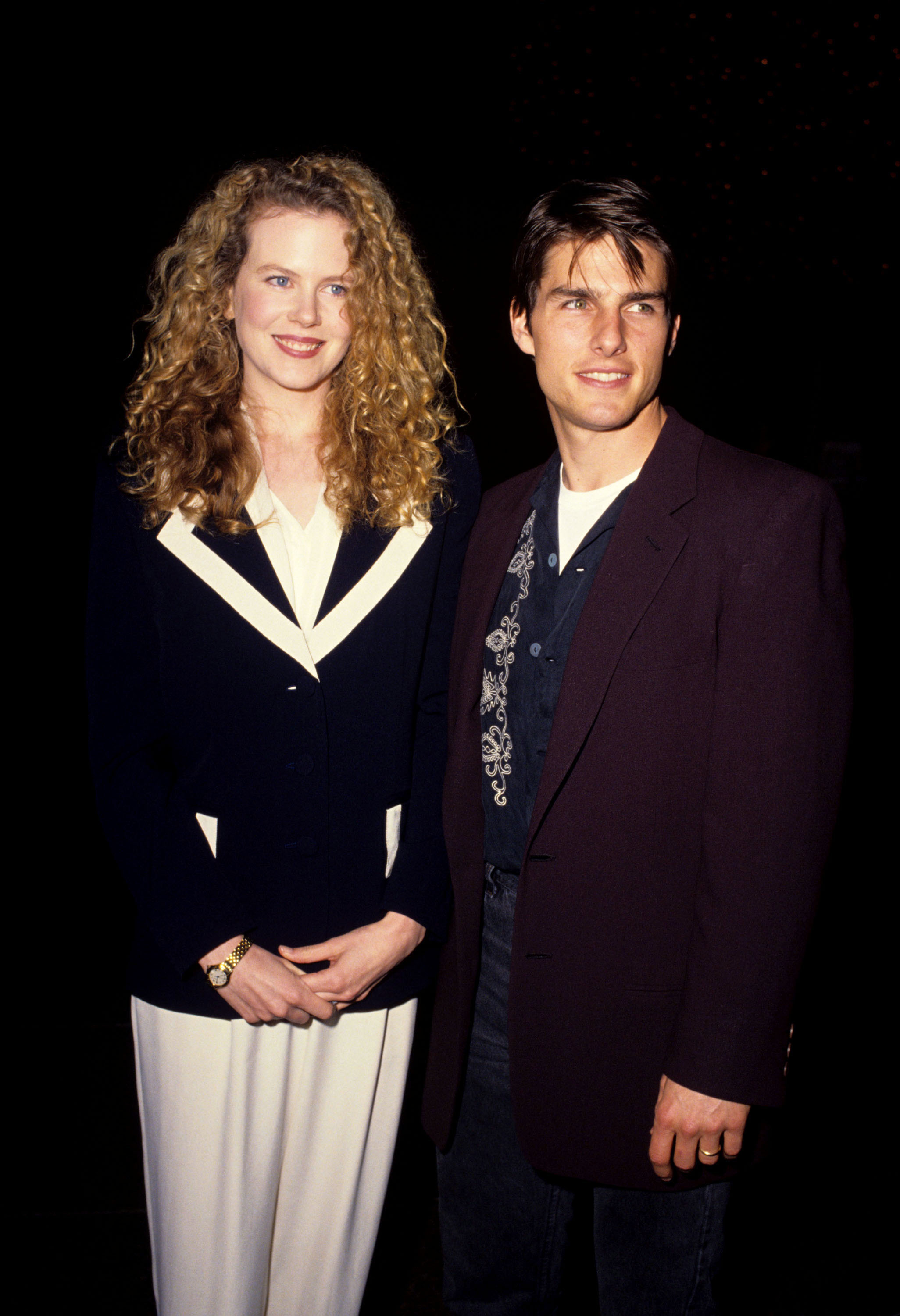 Nicole Kidman and Tom Cruise at the premiere of "Year of the Comet," circa 1992. | Source: Getty Images