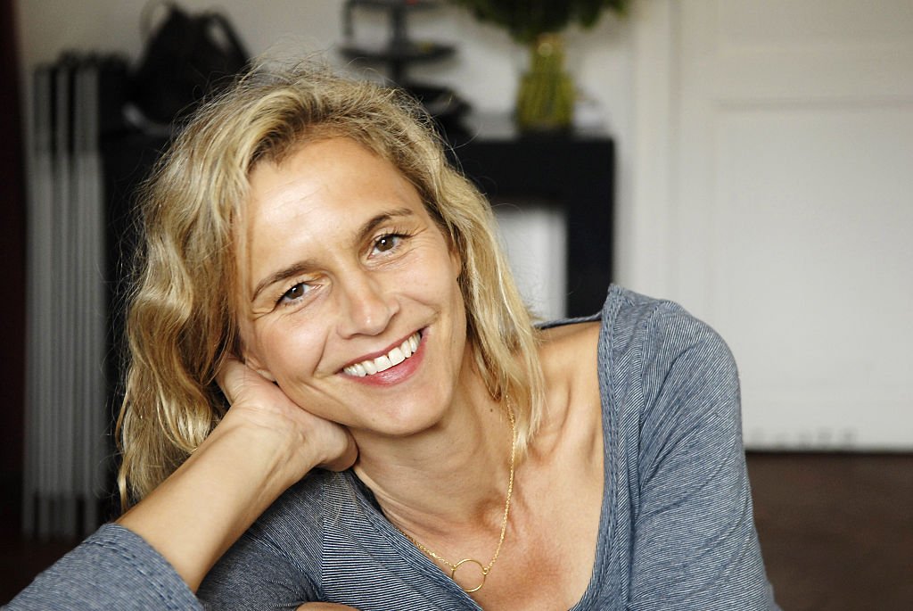 Très beau portrait de Delphine de Vigan. I photo : Getty Images