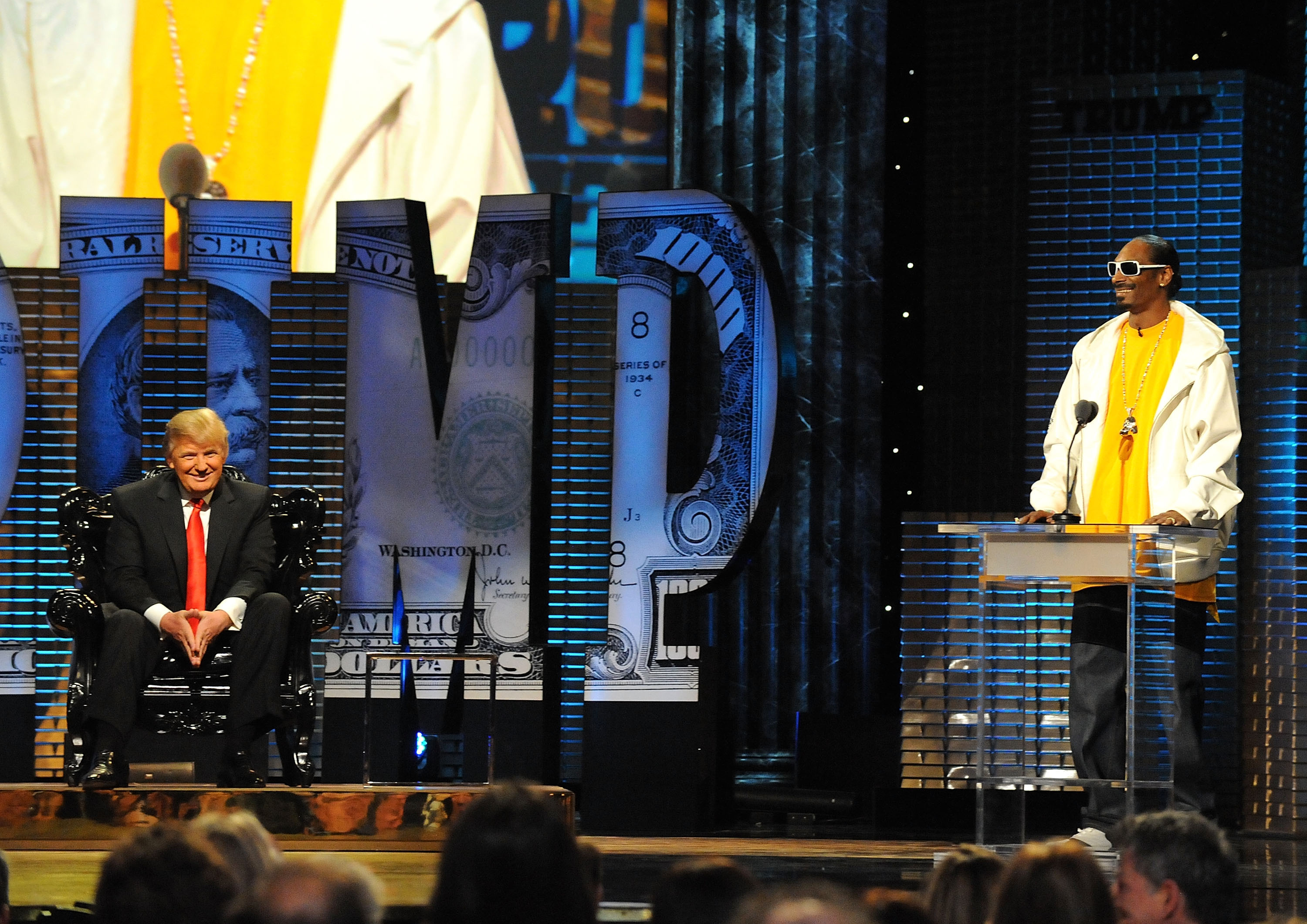 Snoop Dogg roasts Donald Trump at the Comedy Central Roast of Donald Trump on March 9, 2011 | Source: Getty Images