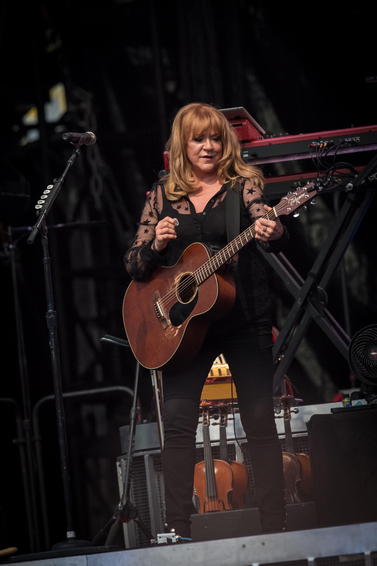 Patti Scialfa performing at a concert in Milan, Italy on July 3, 2016 | Source: Getty Images