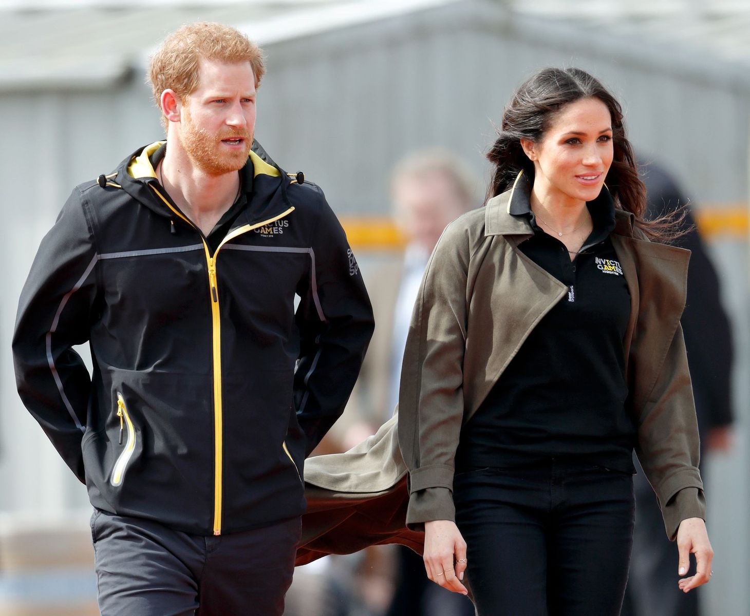 Prince Harry and Duchess Meghan at the UK Team Trials for the Invictus Games on April 6, 2018 | Photo: Getty Images