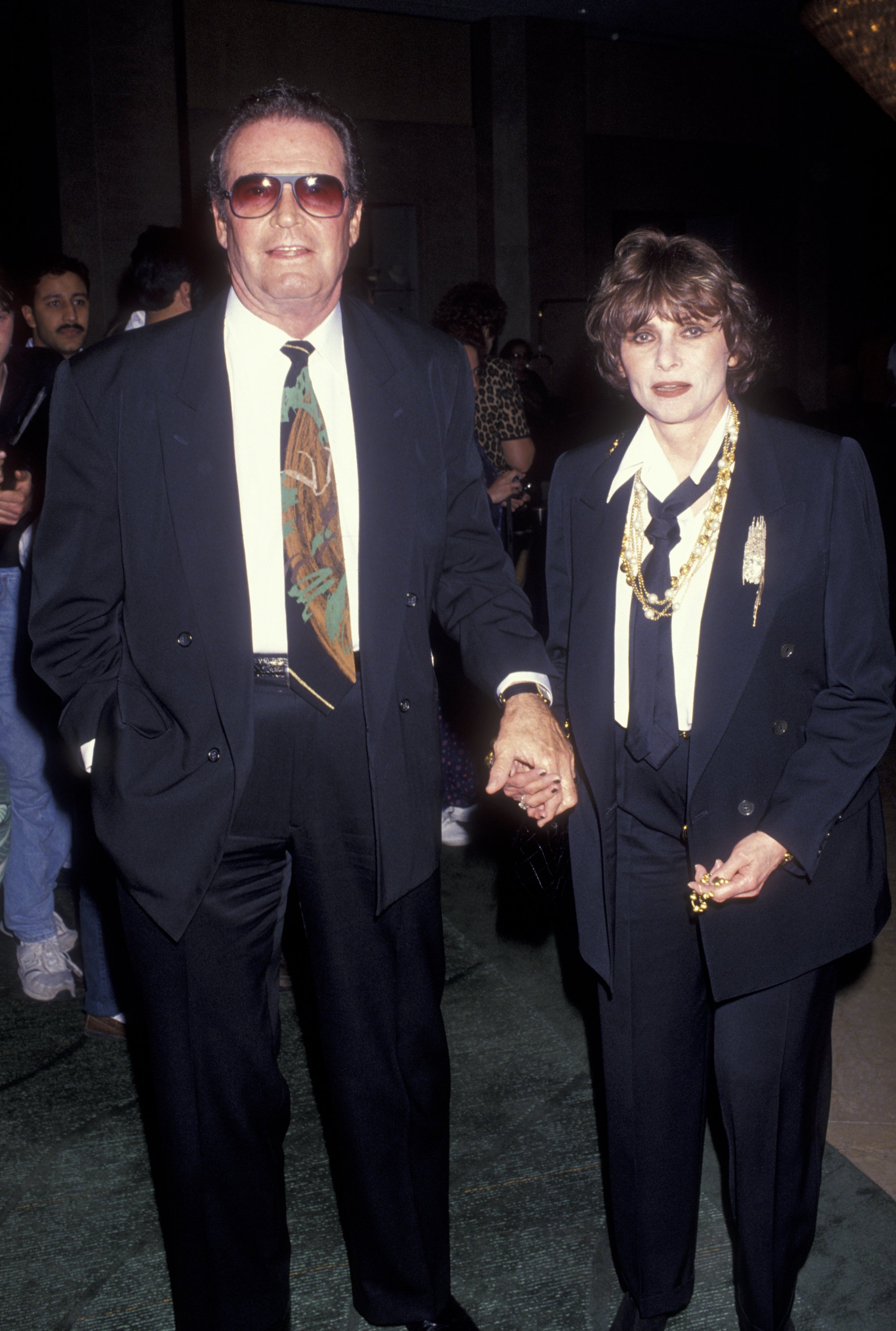 Actor James Garner and wife Lois Clarke attend American Oceans Campaign Fundraiser on March 24, 1993, at the Beverly Hilton Hotel in Beverly Hills, California. | Source: Getty Images