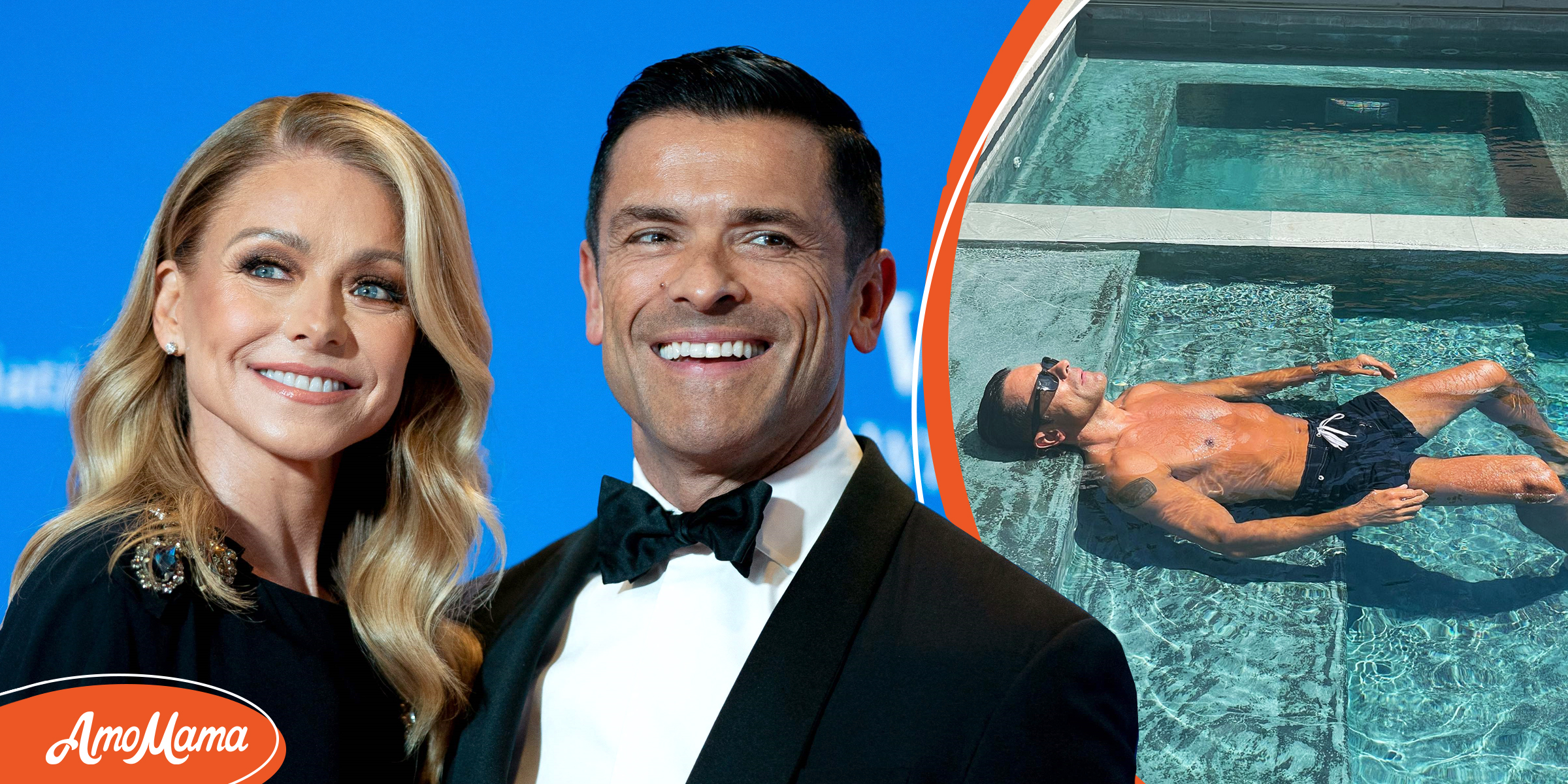 Fans Cheer Shirtless Photo of Mark Consuelos Soaking in the Pool
